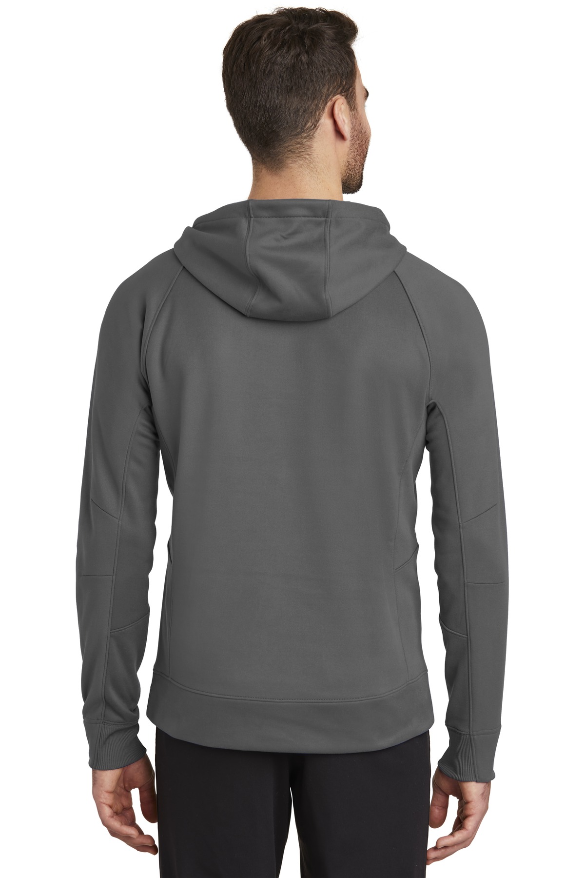 NEA520 New Era Venue Fleece Pullover Hoodie. - Back Image
