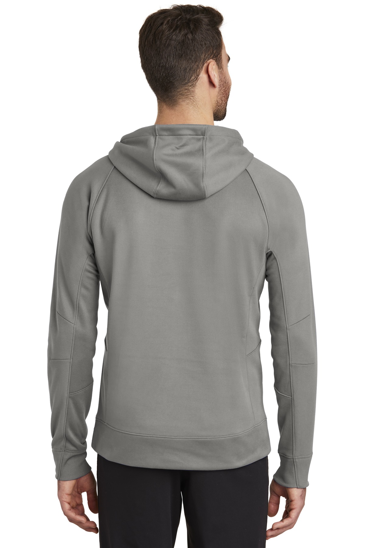 NEA520 New Era Venue Fleece Pullover Hoodie. - Back Image