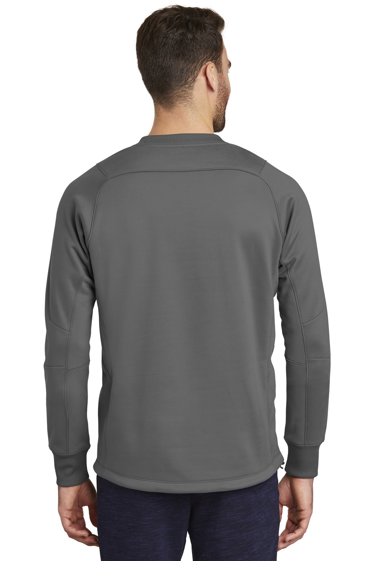 NEA521 New Era Venue Fleece Crew. - Back Image