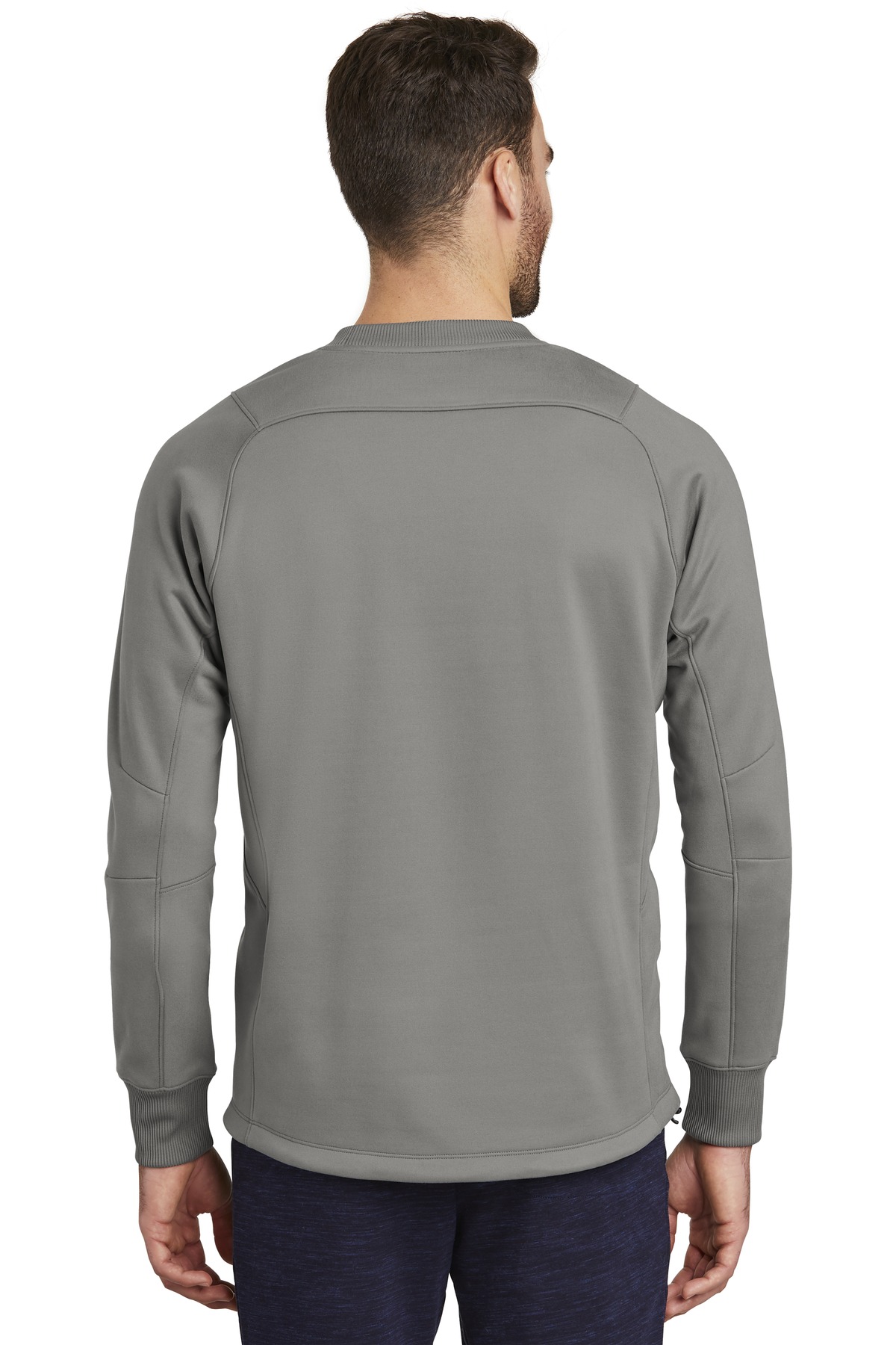 NEA521 New Era Venue Fleece Crew. - Back Image