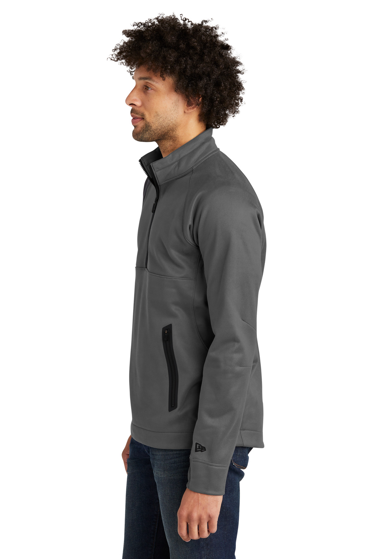 NEA523 New Era Venue Fleece 1/4-Zip Pullover. - Siide Image