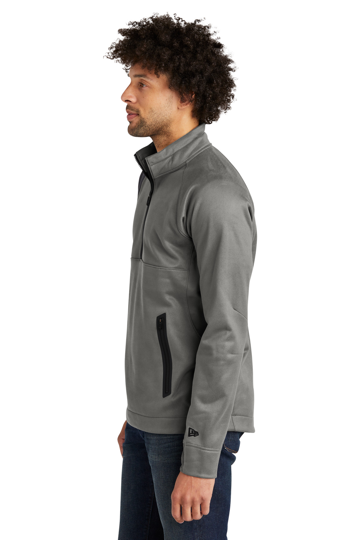 NEA523 New Era Venue Fleece 1/4-Zip Pullover. - Siide Image