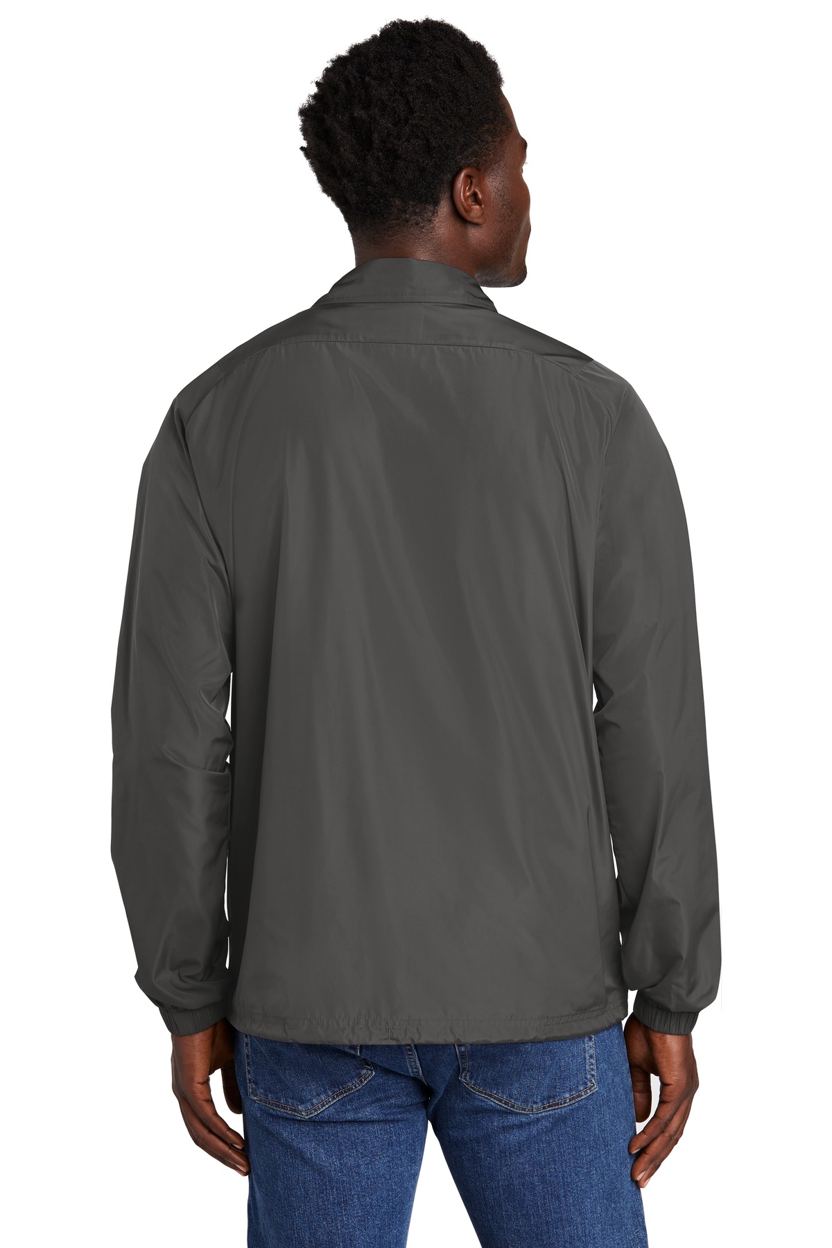 NEA601 New Era Coachs Jacket - Back Image