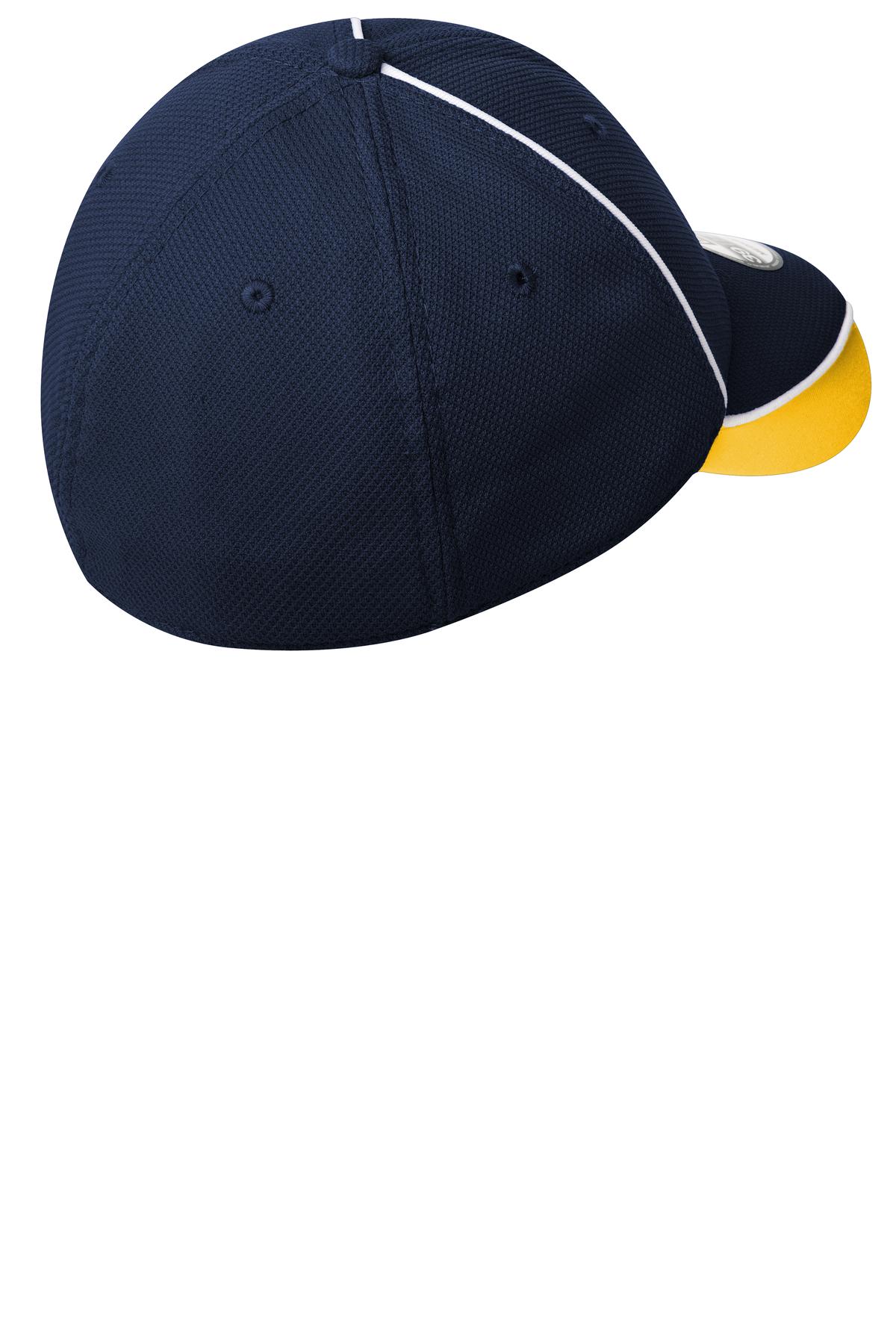 NE1050 New Era  - Contrast Piped BP Performance Cap. - Back Image