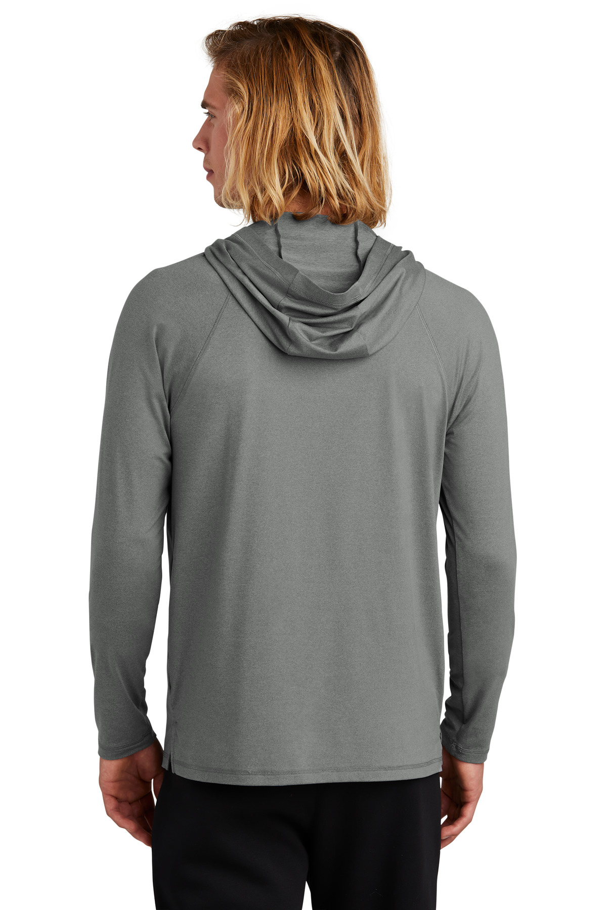 NEA229 New Era Power Long Sleeve Hoodie NEA229 New Era Power Long Sleeve Hoodie - Back Image