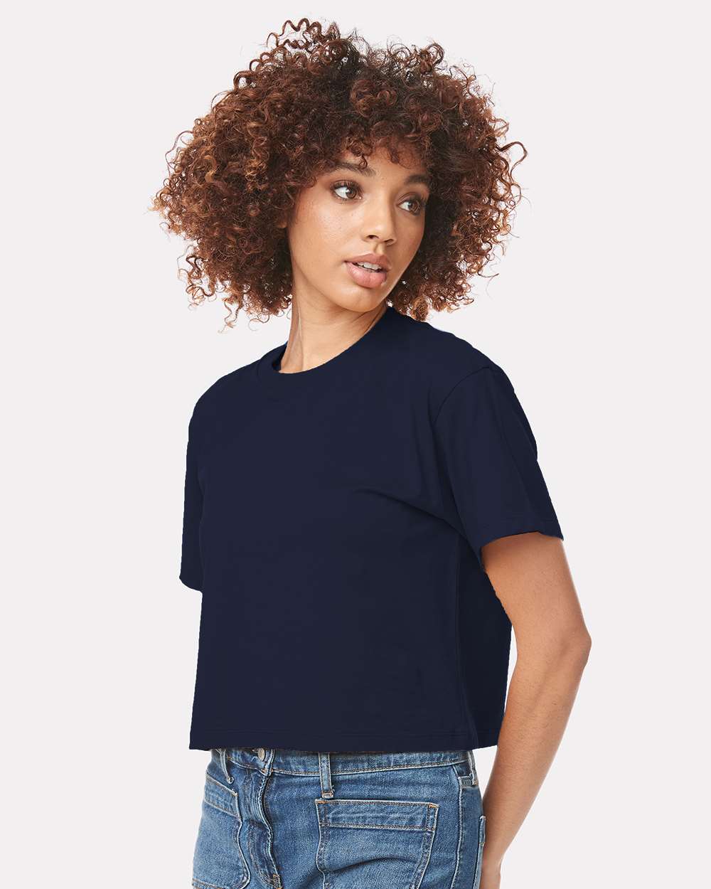 1580 Next Level Womens Ideal Crop Tee - Siide Image