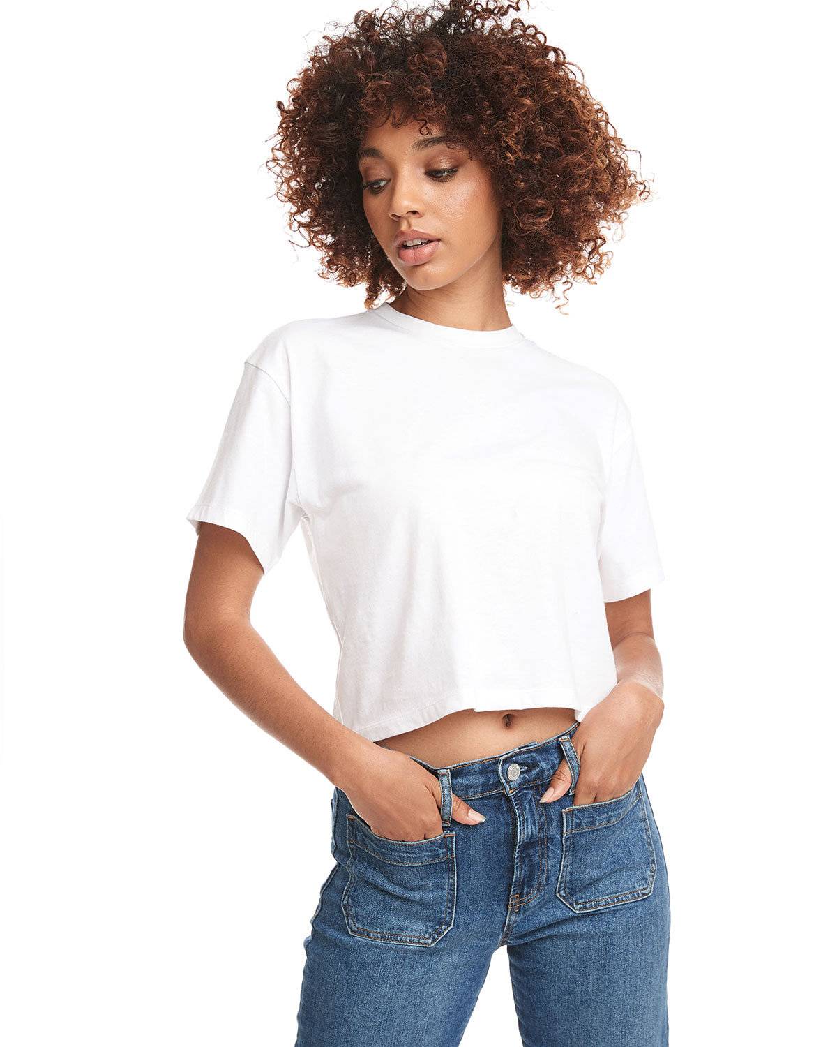 1580NL Next Level Ladies Ideal Crop T-Shirt 1580NL Next Level Ladies Ideal Crop T-Shirt