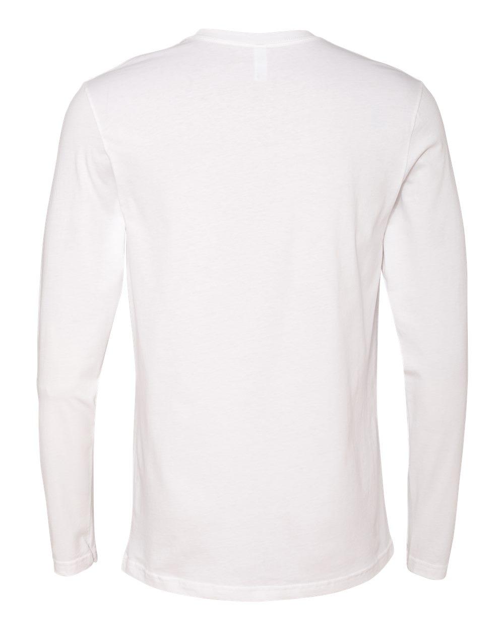 3601 Next Level Cotton Long Sleeve Crew T-Shirt 3601 Next Level Cotton Long Sleeve Crew T-Shirt - Back Image
