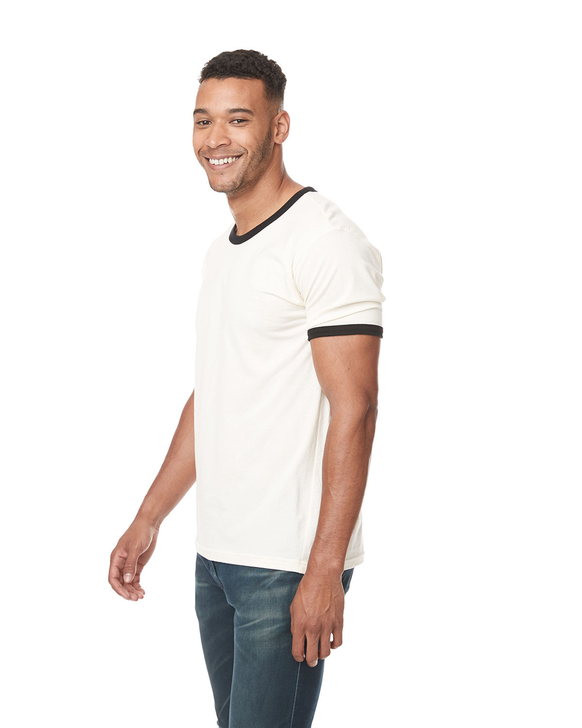 3604 Next Level Unisex Ringer T-Shirt - Siide Image