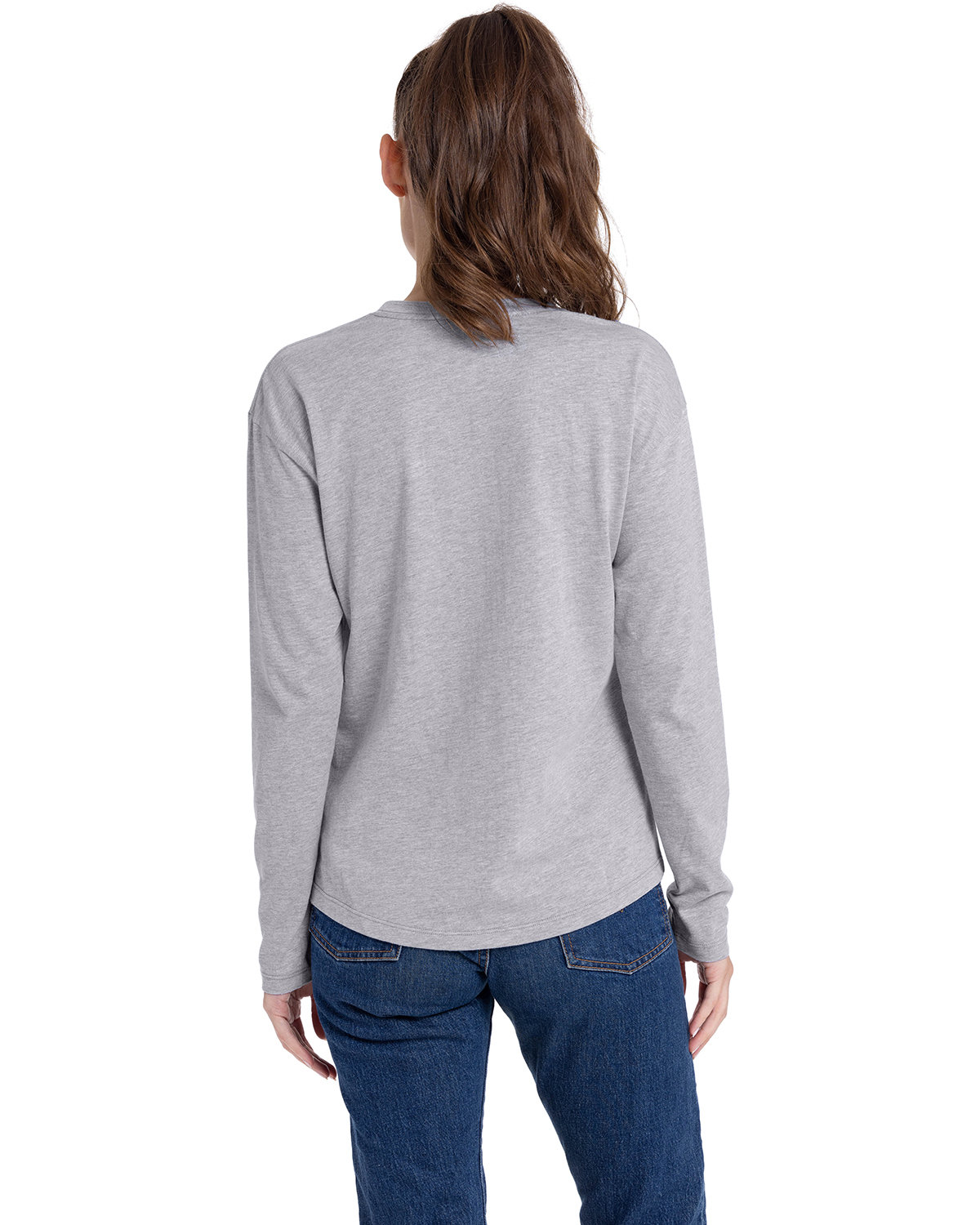 3911NL Next Level Ladies Relaxed Long Sleeve T-Shirt 3911NL Next Level Ladies Relaxed Long Sleeve T-Shirt - Back Image