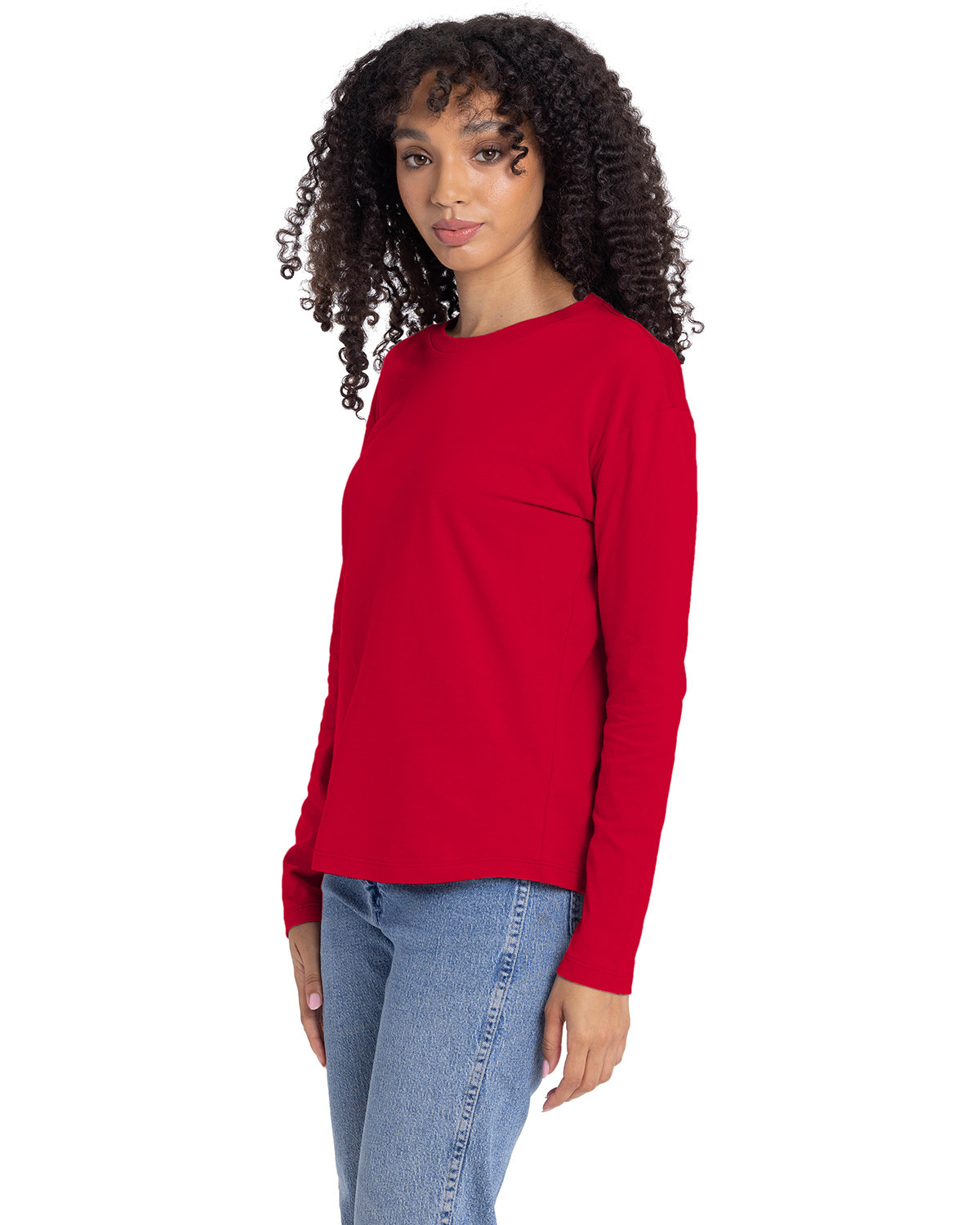 3911NL Next Level Ladies Relaxed Long Sleeve T-Shirt - Siide Image