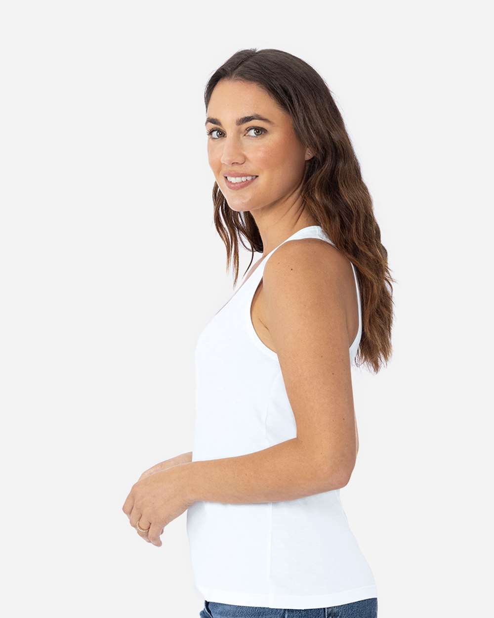 3933 Next Level Womens Cotton Tank - Siide Image