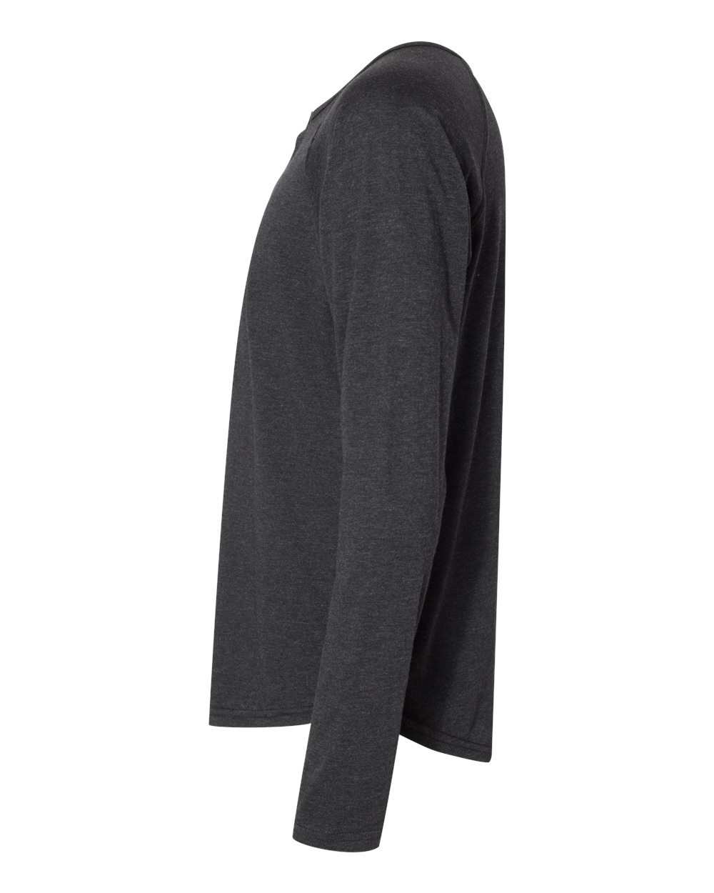 6072 Next Level Triblend Long Sleeve Henley - Siide Image