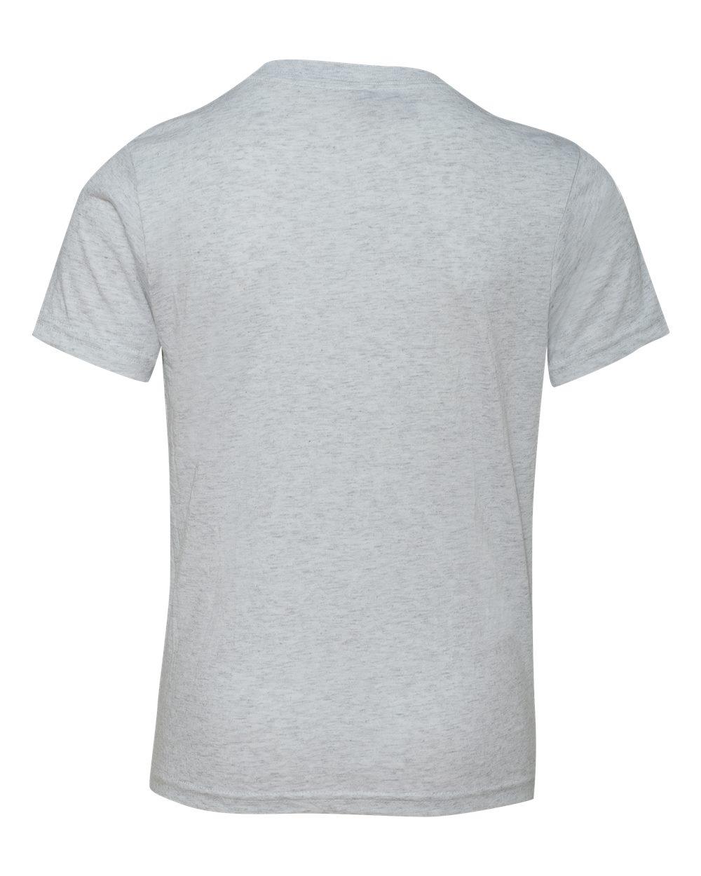 6310 Next Level Youth Triblend Short Sleeve Crew - Back Image