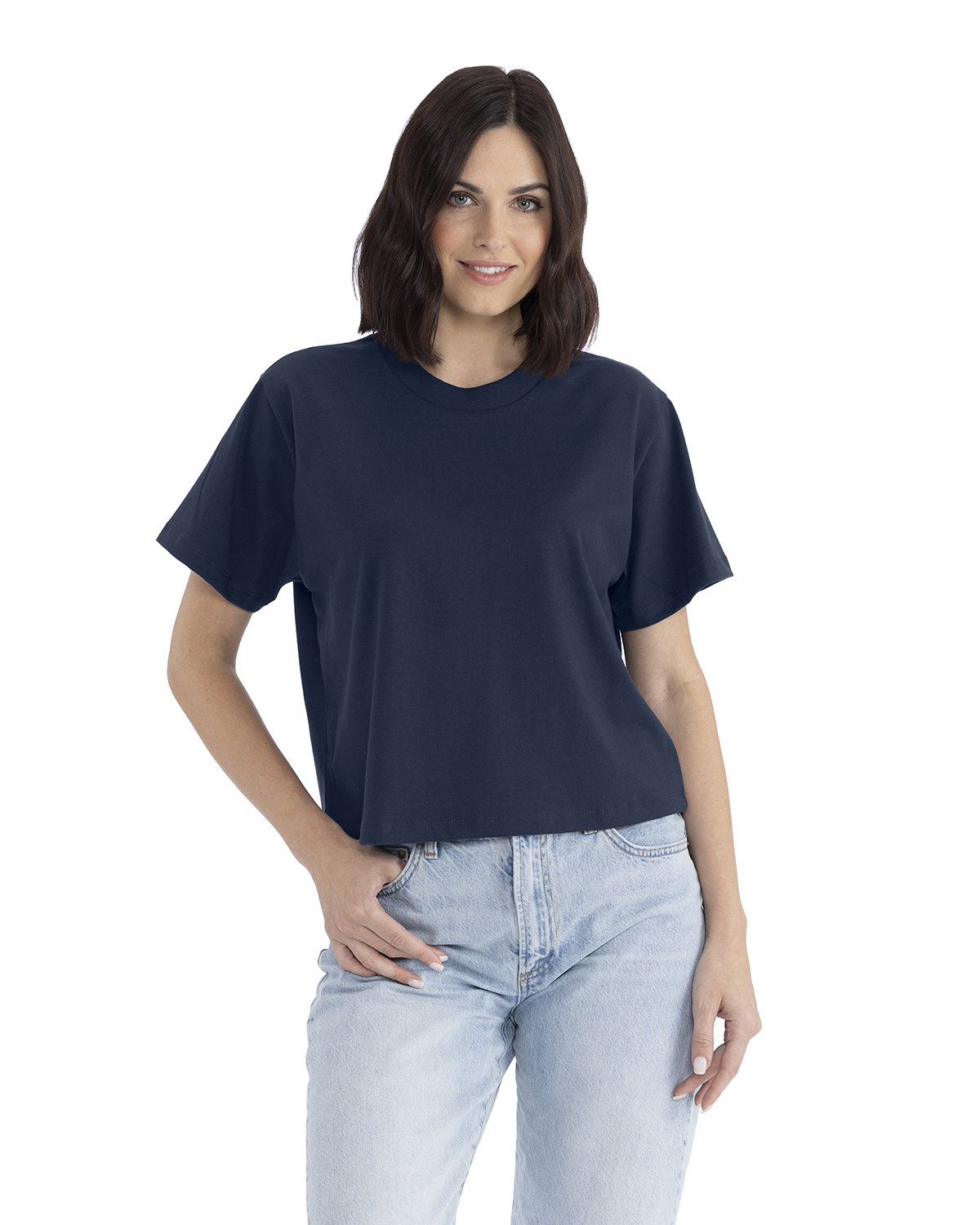 7610 Next Level Ladies Heavyweight Boxy T-Shirt