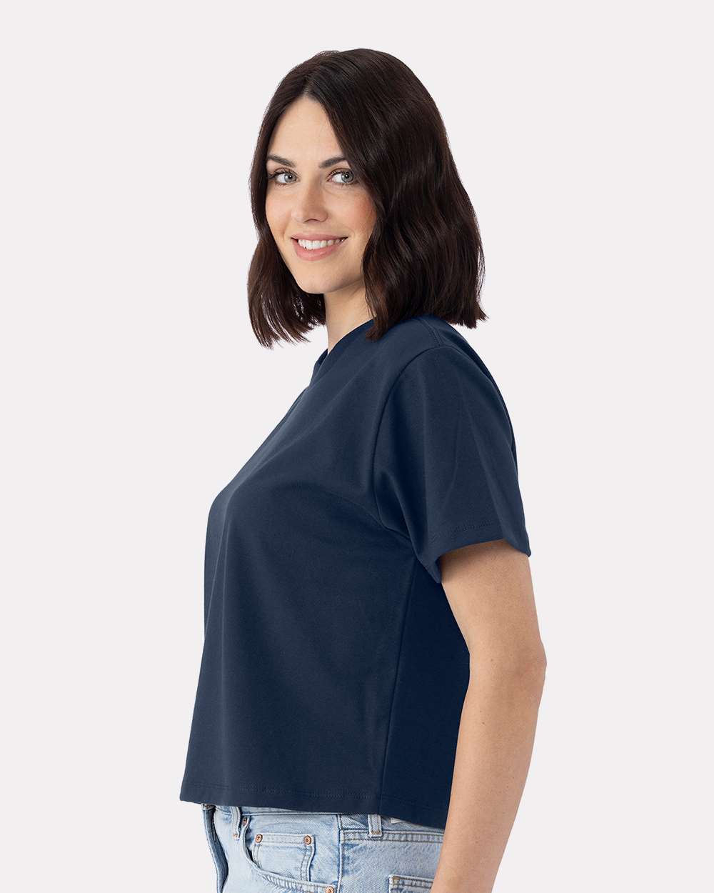 7610 Next Level Ladies Heavyweight Boxy T-Shirt - Siide Image