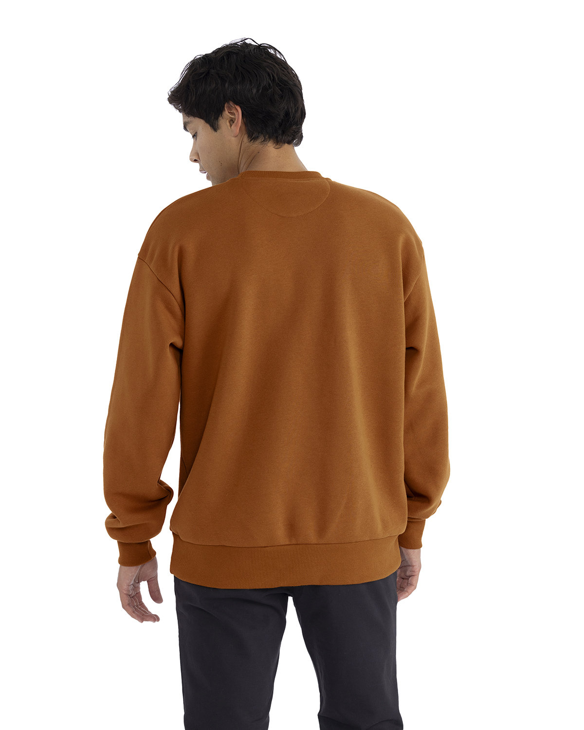 9007NL Next Level Unisex Heavyweight Sweatshirt - Back Image
