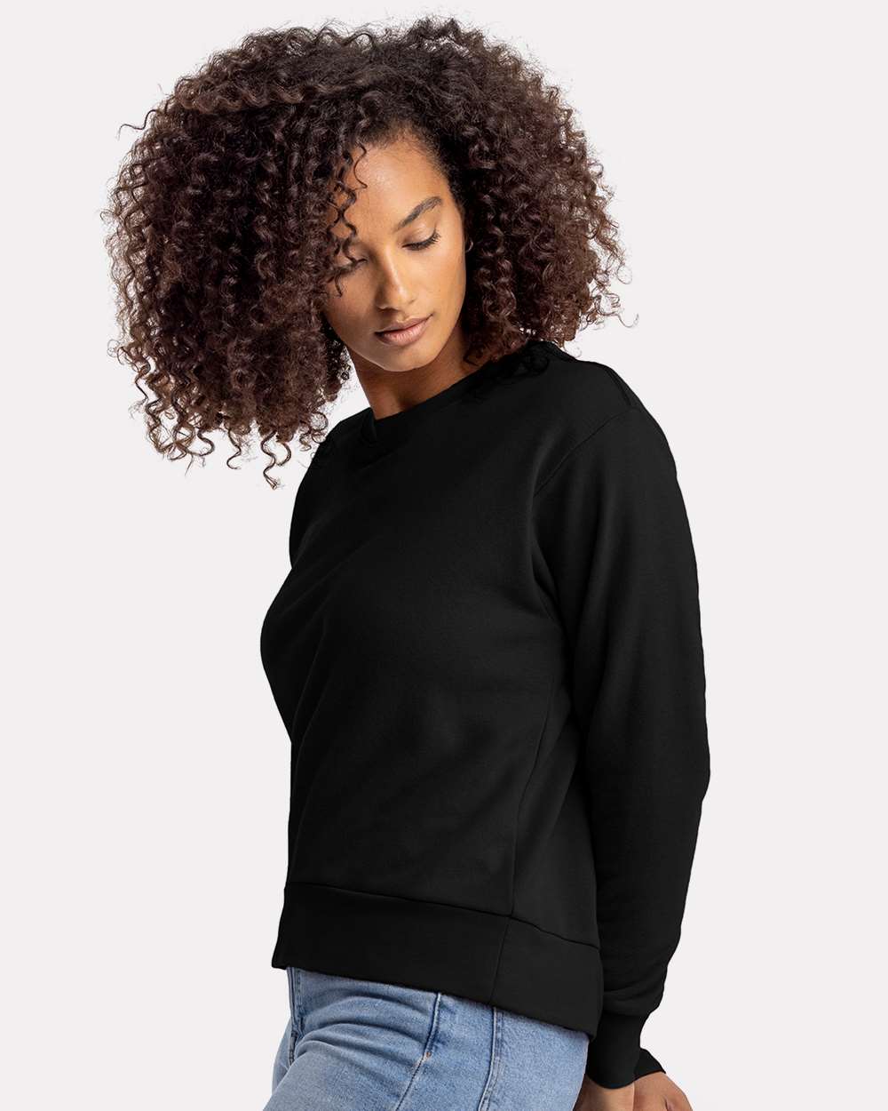 9084 Next Level Ladies Laguna Sueded Sweatshirt 9084 Next Level Ladies Laguna Sueded Sweatshirt - Siide Image