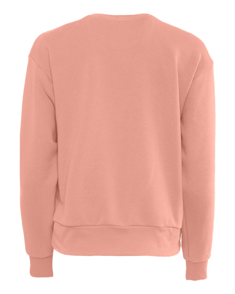 9084 Next Level Ladies Laguna Sueded Sweatshirt - Back Image
