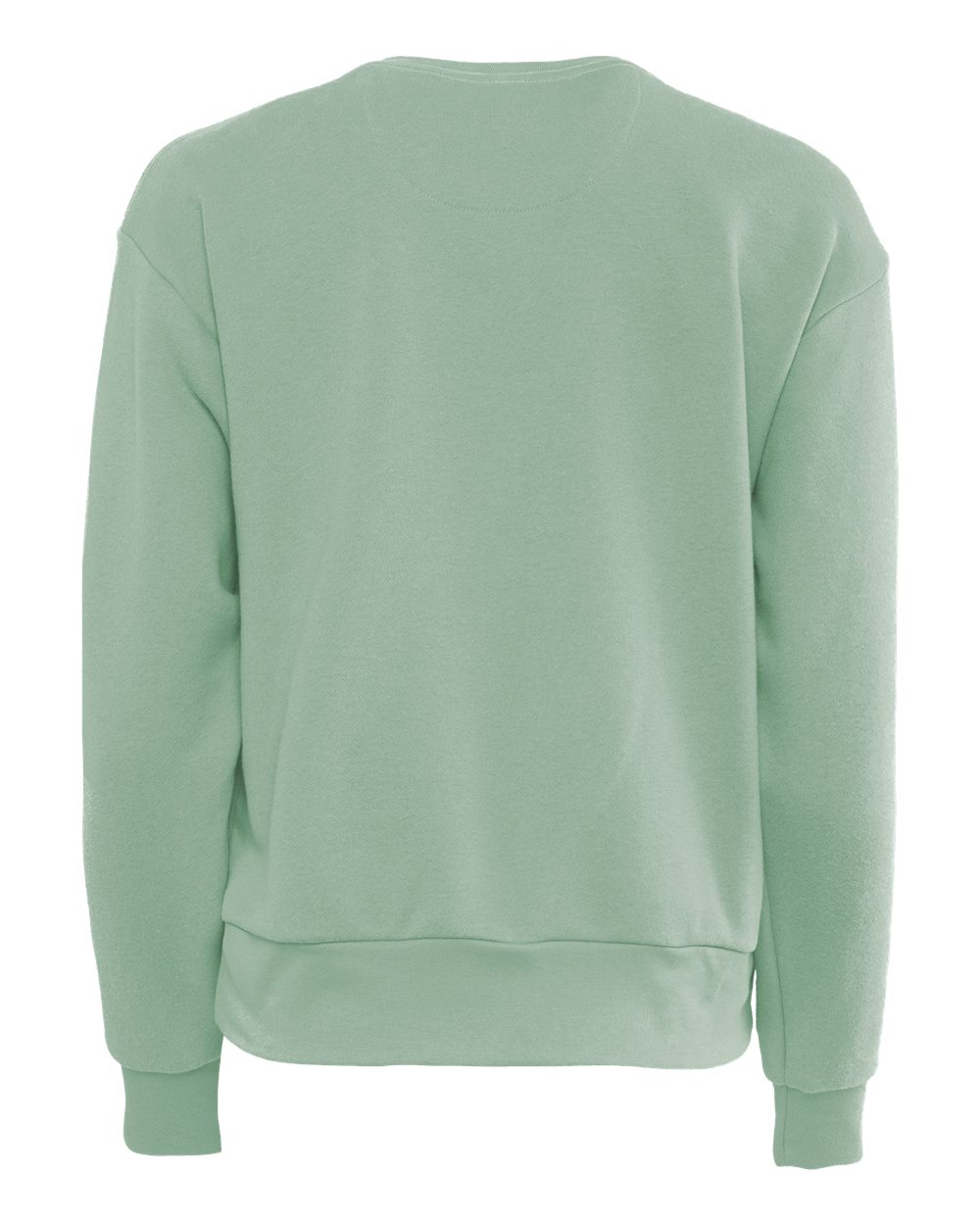 9084 Next Level Ladies Laguna Sueded Sweatshirt - Back Image