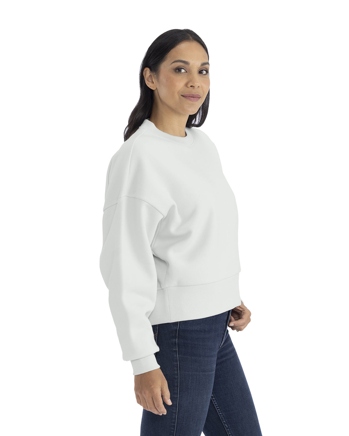 9087 Next Level Ladies Heavyweight Sweatshirt - Siide Image