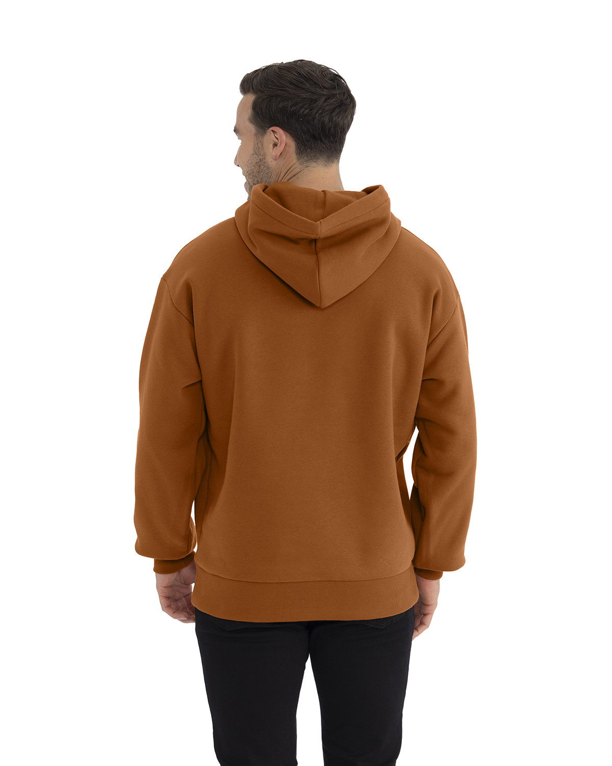 9307 Next Level Unisex Heavyweight Pullover Hooded Sweatshirt - Back Image