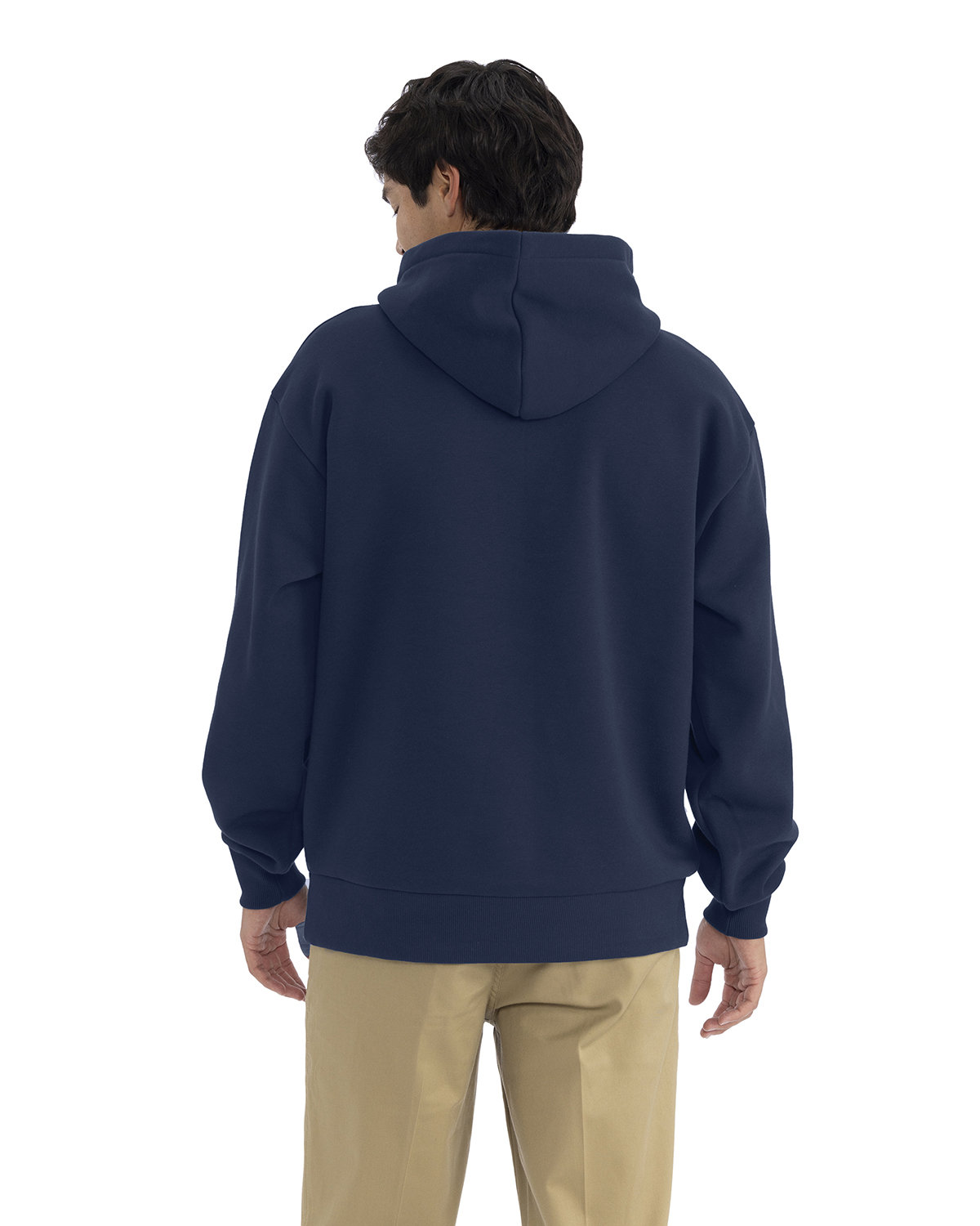 9307 Next Level Unisex Heavyweight Pullover Hooded Sweatshirt - Back Image