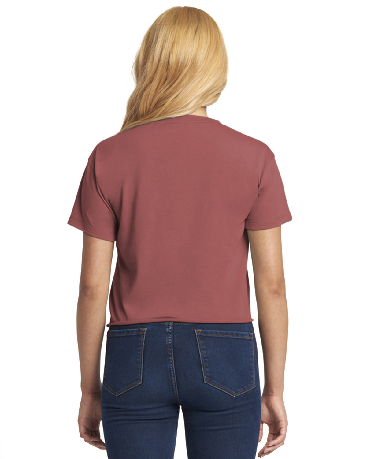 N5080 Next Level Ladies Festival Cali Crop T-Shirt - Back Image