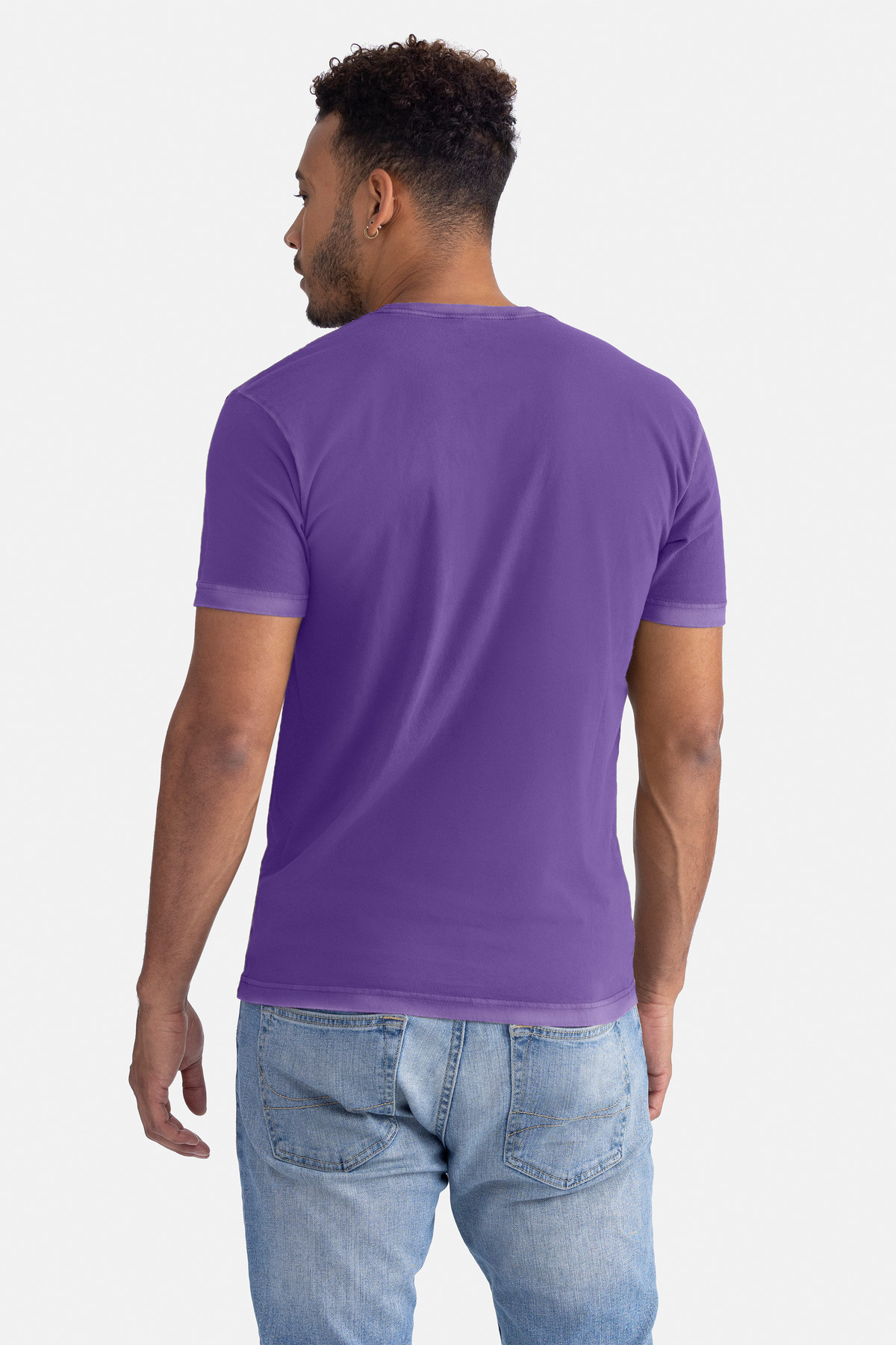 NL3600SW Next Level Apparel Soft Wash Cotton Tee - Back Image
