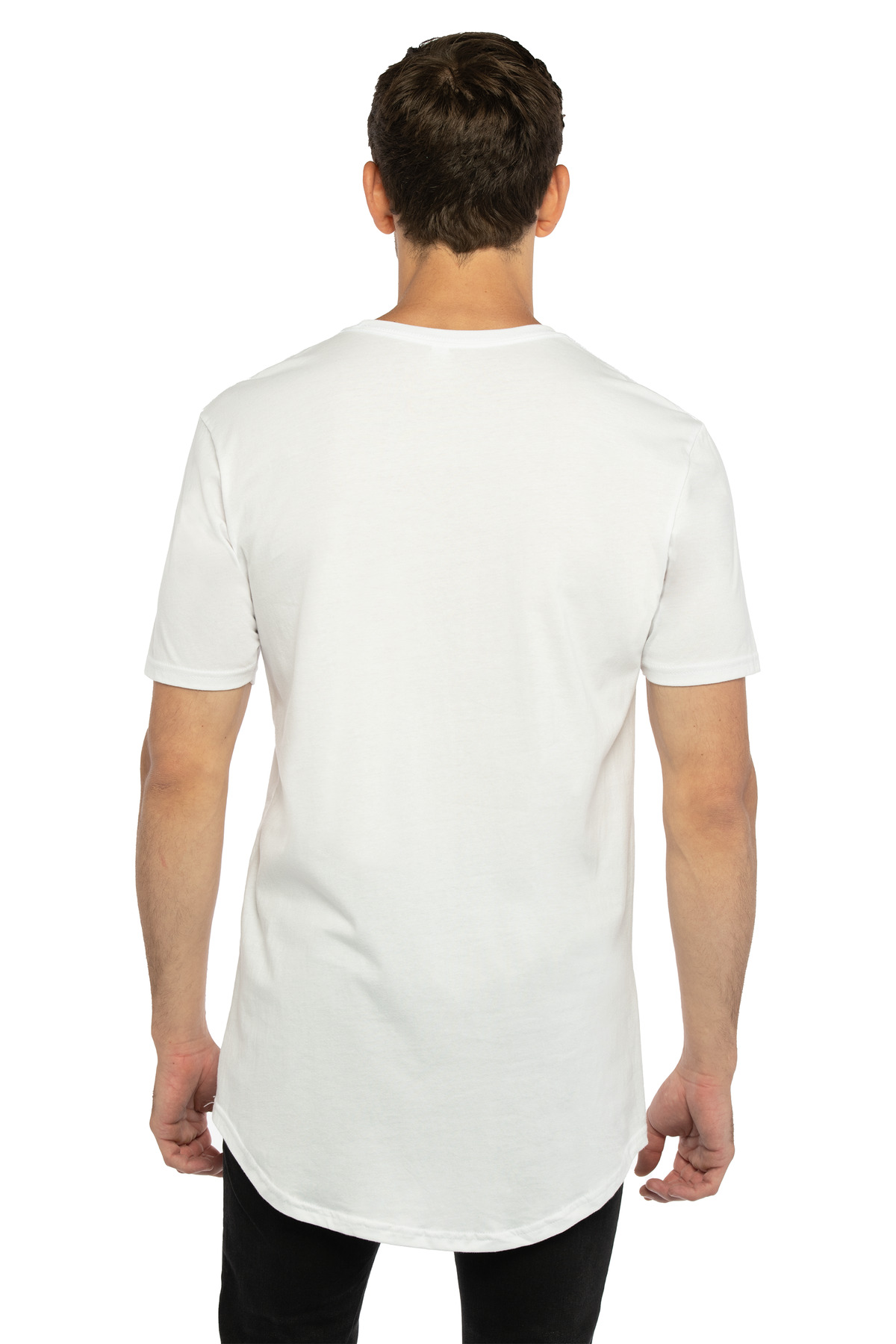 NL3602 Next Level Apparel Cotton Long Body Tee - Back Image