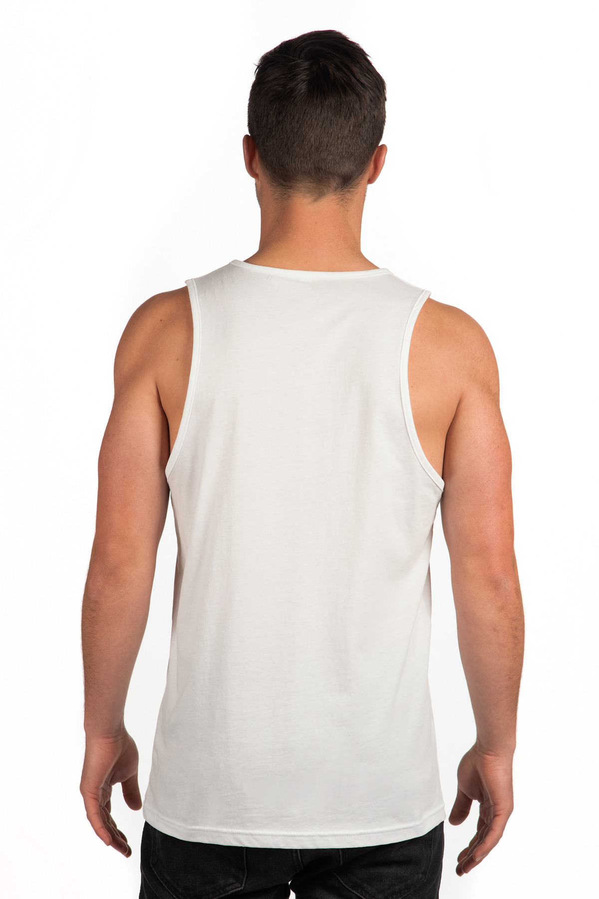 NL3633 Next Level Apparel Cotton Muscle Tank - Back Image