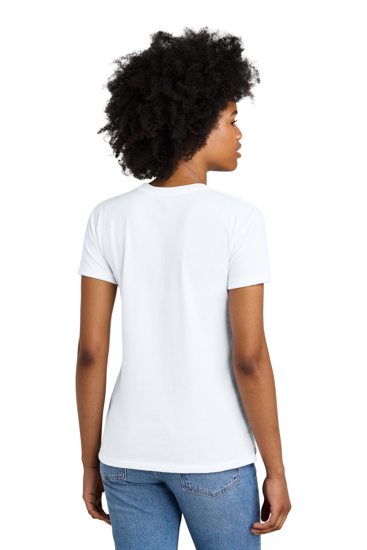 NL6600 Next Level Apparel Womens CVC Relaxed Tee NL6600 Next Level Apparel Womens CVC Relaxed Tee - Back Image