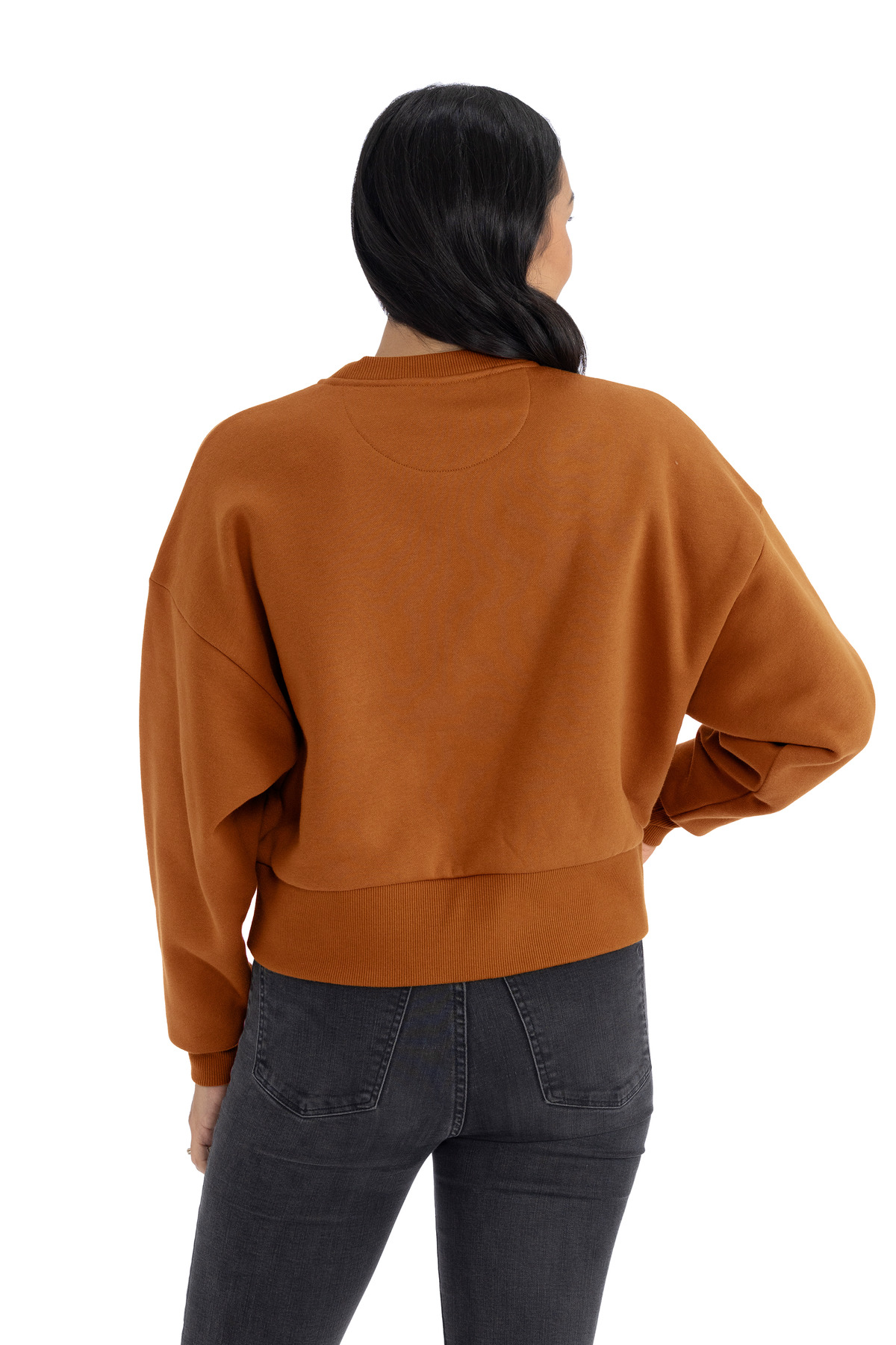NL9087 Next Level Apparel Womens Heavyweight Sweatshirt - Back Image