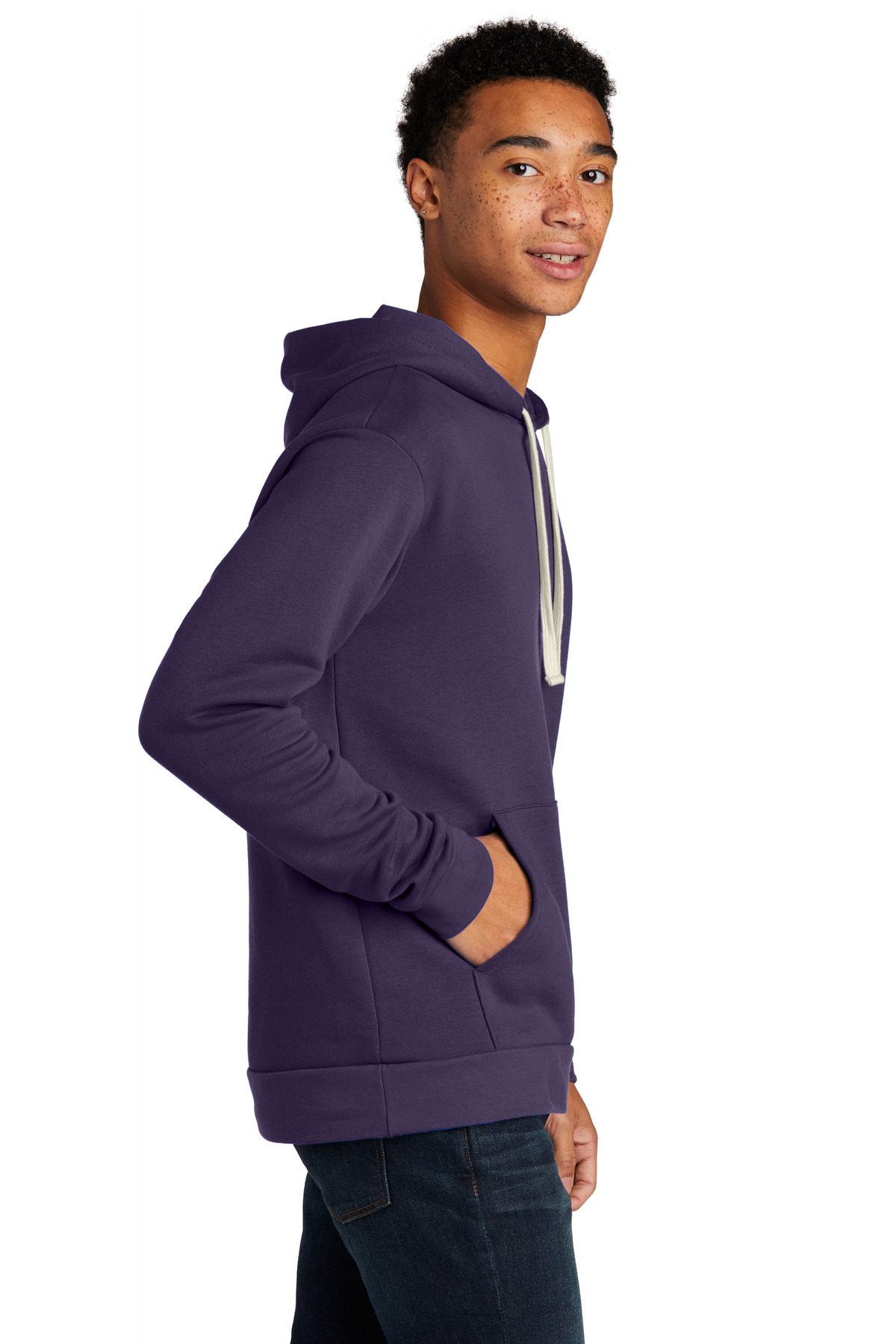 NL9303 Next Level Unisex Beach Fleece Pullover Hoodie - Siide Image
