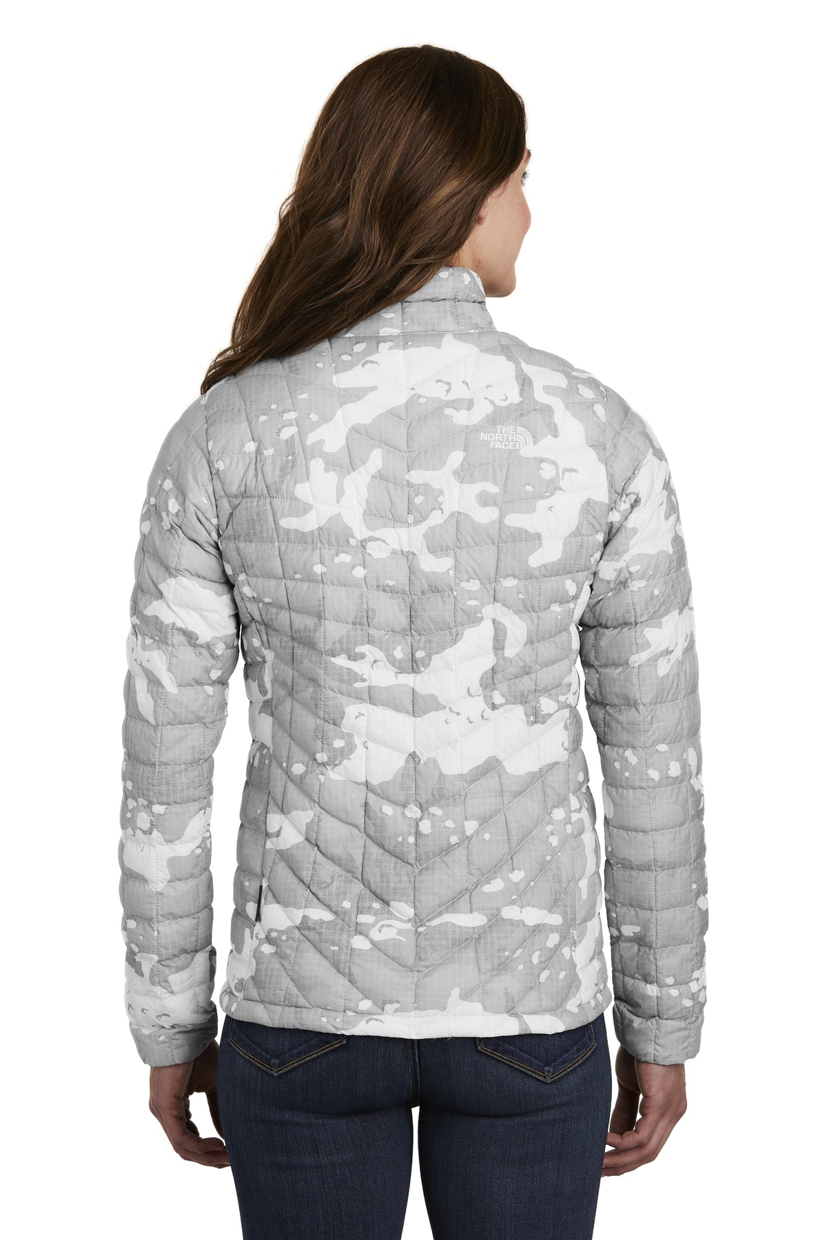 NF0A3LHK The North Face Ladies ThermoBall Trekker Jacket. - Back Image