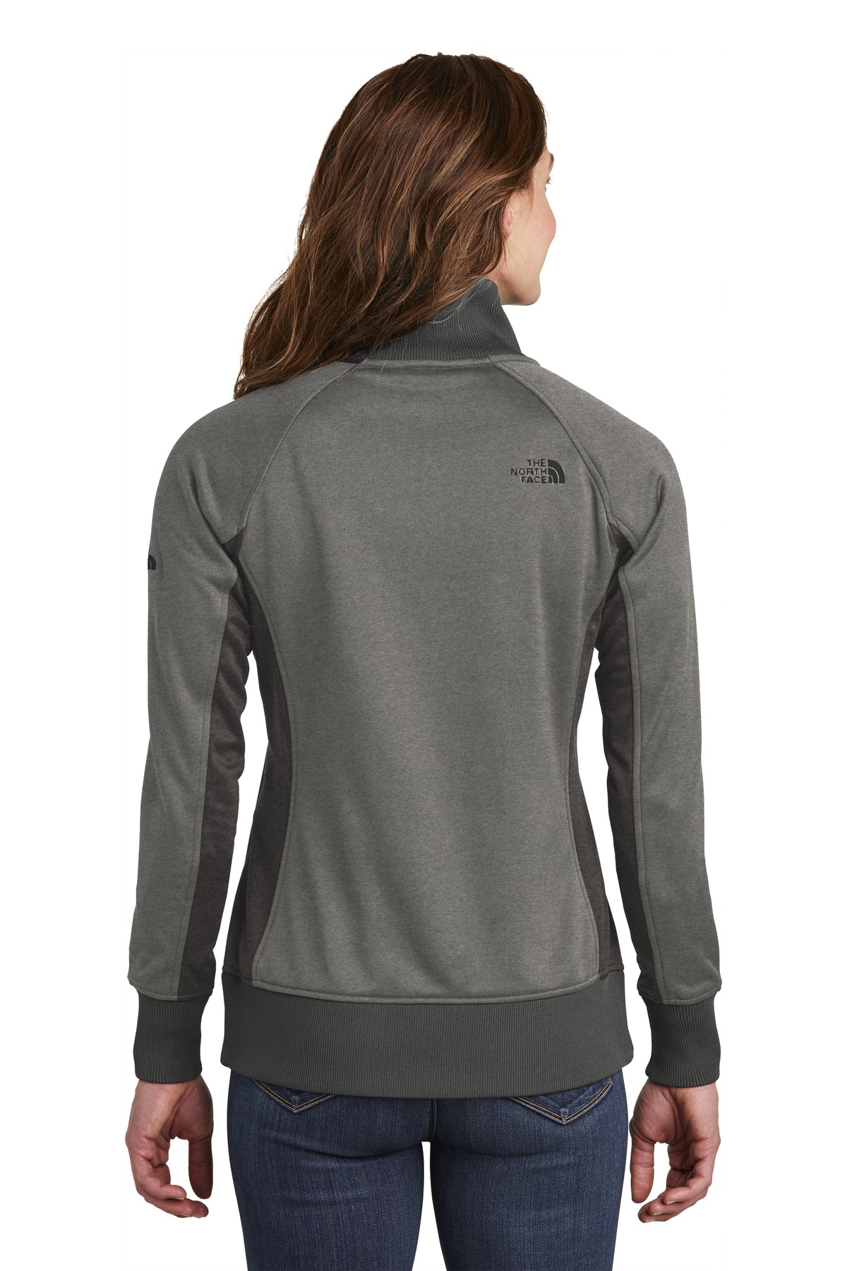 NF0A3SEV The North Face Ladies Tech Full-Zip Fleece Jacket. - Back Image