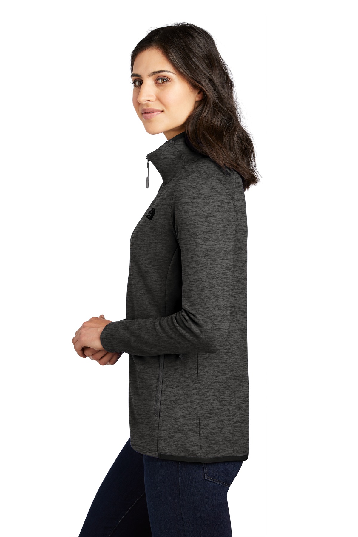 NF0A47F6 The North Face Ladies Skyline Full-Zip Fleece Jacket - Siide Image