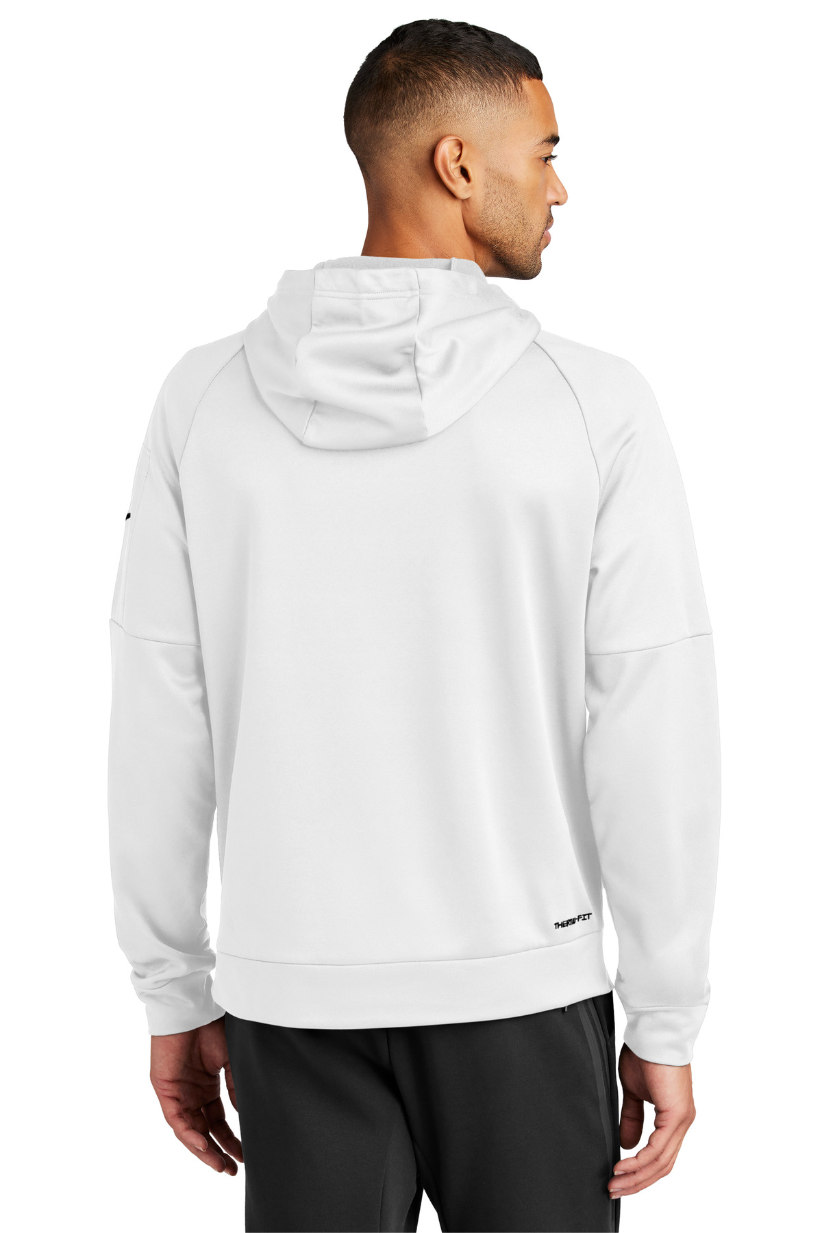 NKFD9735 Nike Therma-FIT Pocket Pullover Fleece Hoodie - Back Image