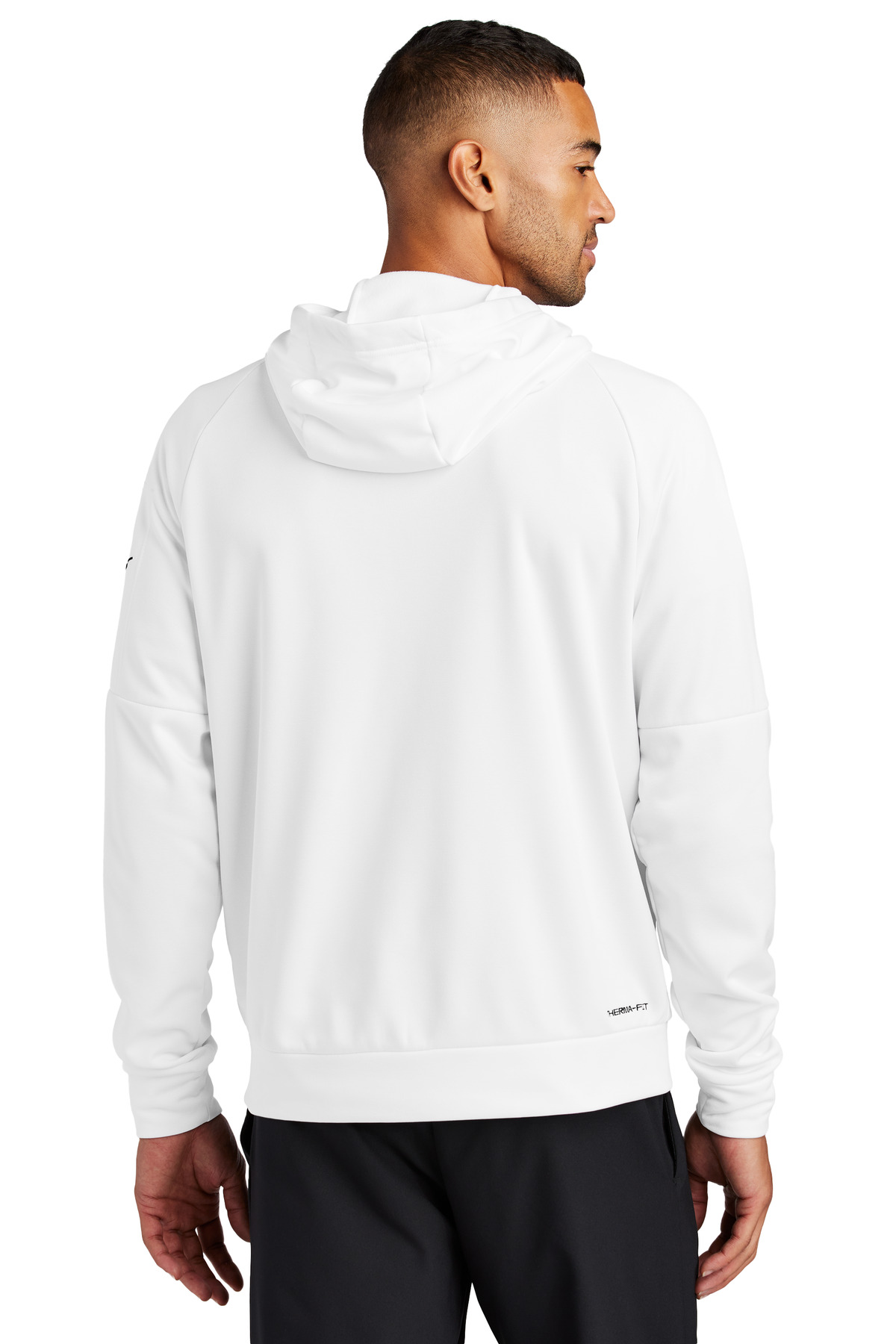 NKFD9859 Nike Therma-FIT Pocket Full-Zip Fleece Hoodie - Back Image