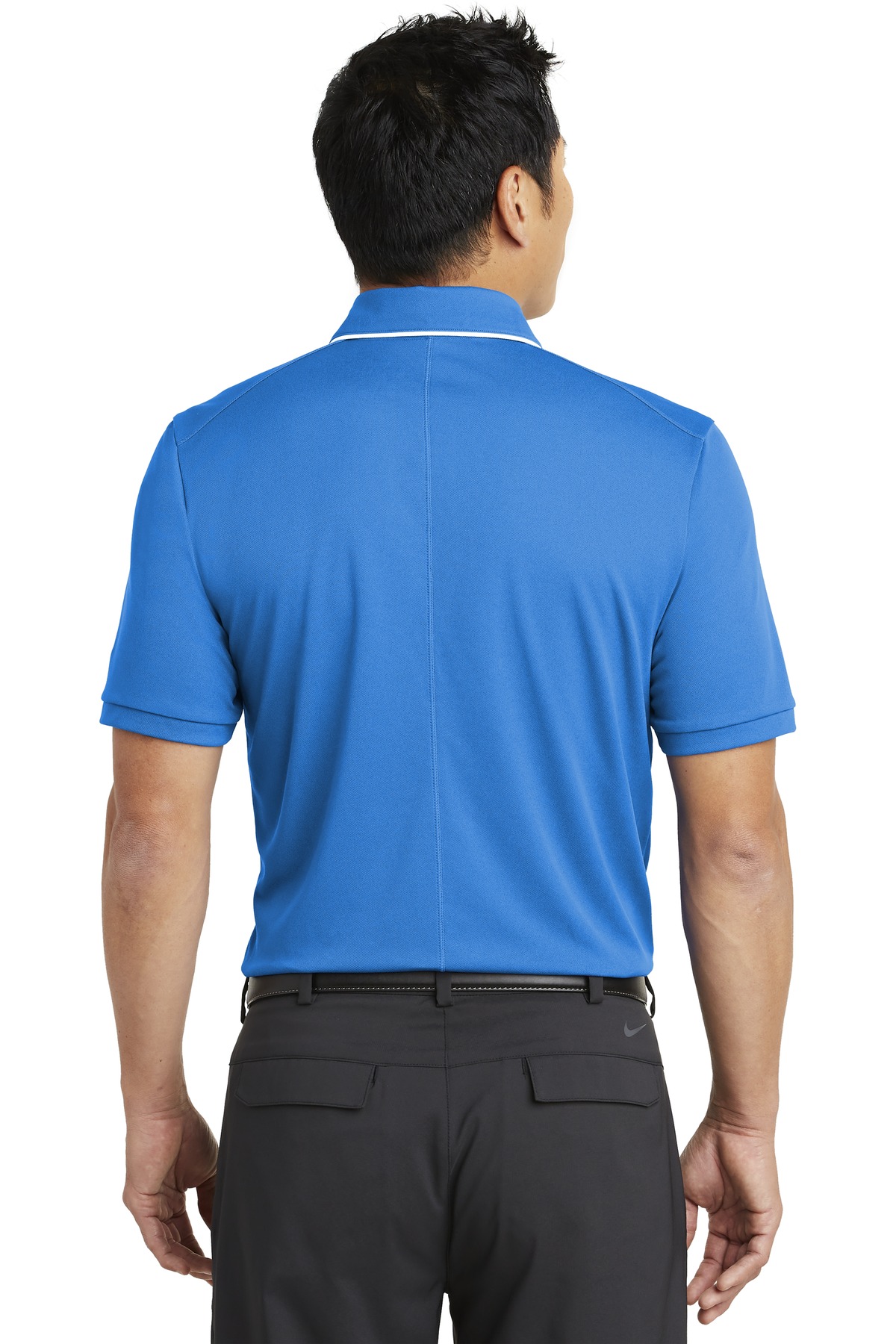 NKAA1849 Nike Dri-FIT Edge Tipped Polo. - Back Image