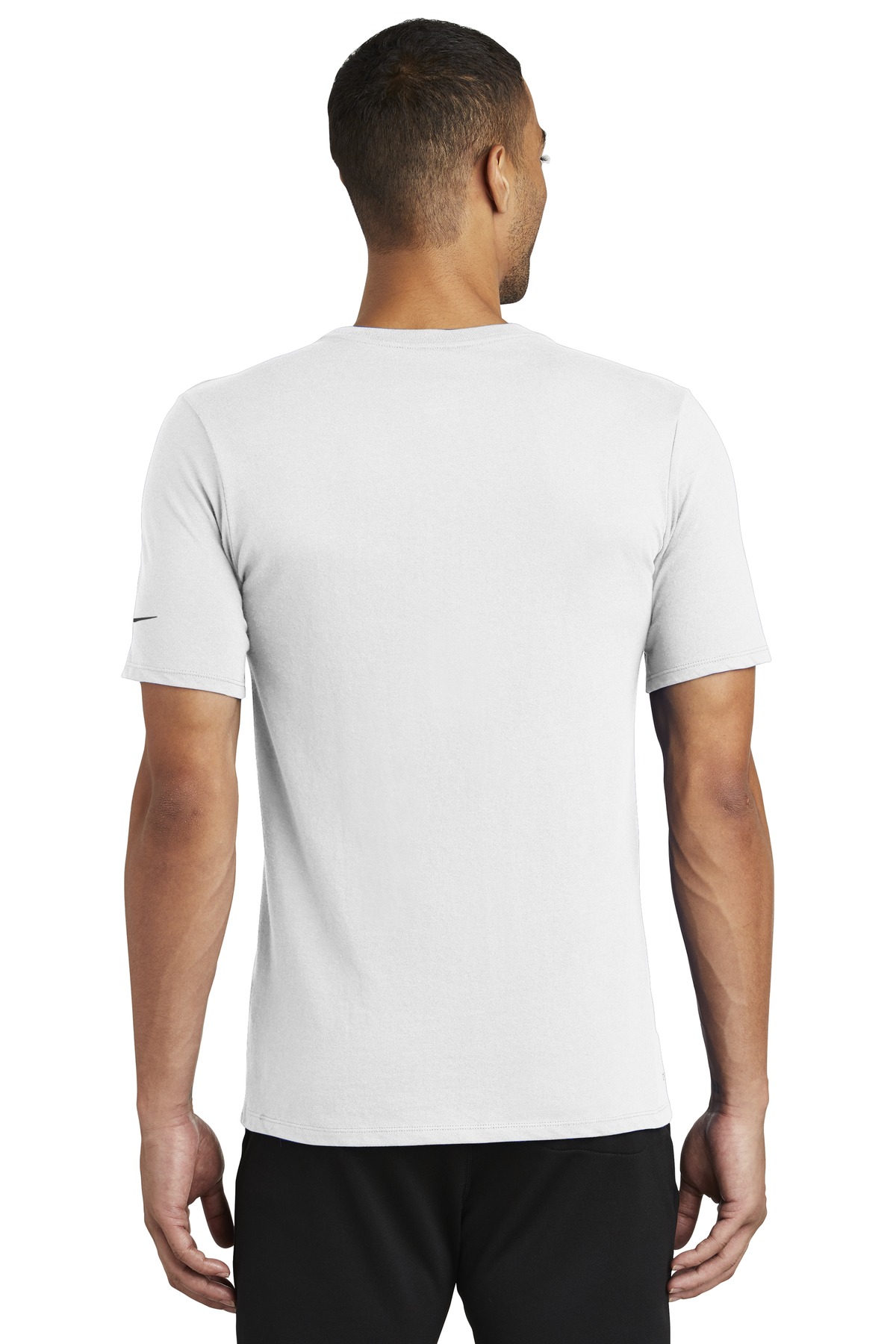 NKBQ5231 Nike Dri-FIT Cotton/Poly Tee. - Back Image