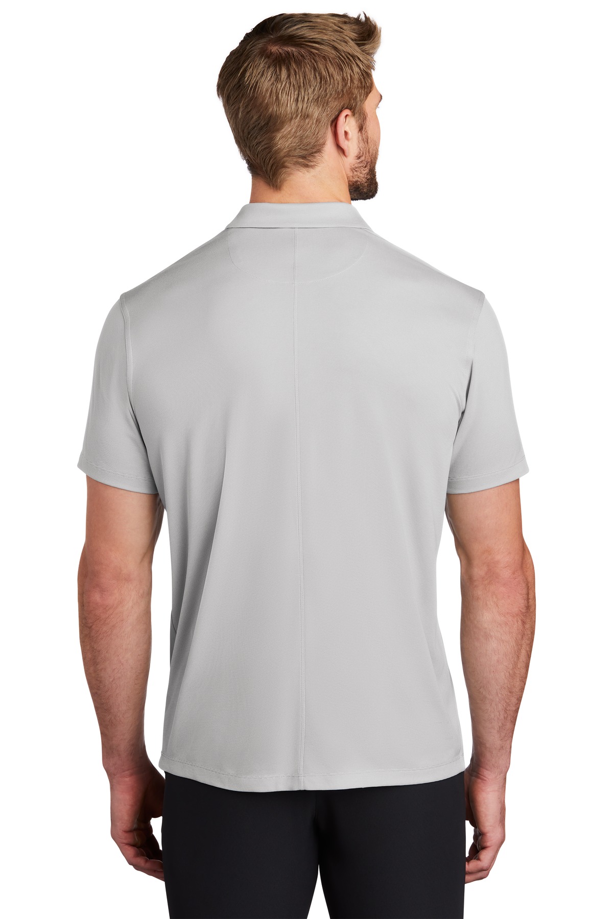 NKBV6041 Nike Dry Victory Textured Polo - Back Image