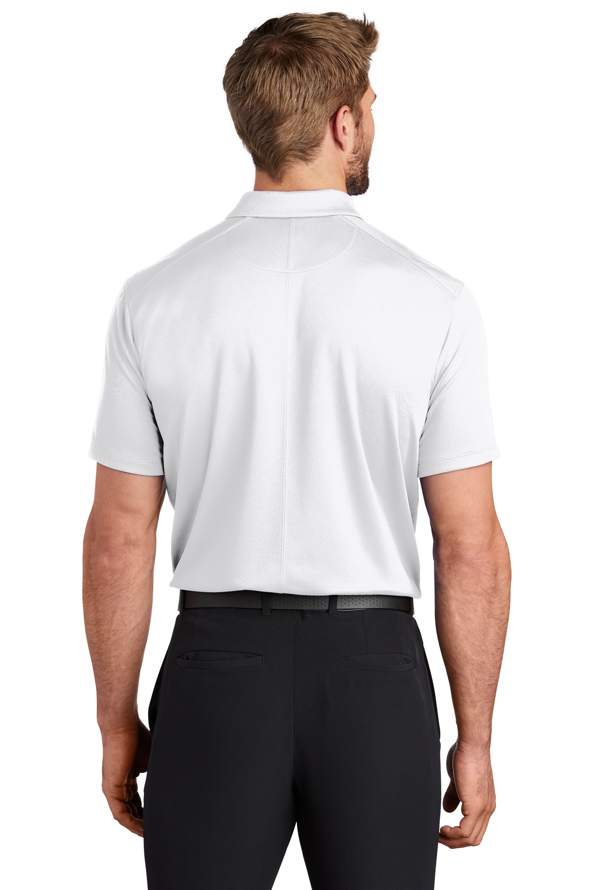 NKBV6042 Nike Dry Essential Solid Polo - Back Image