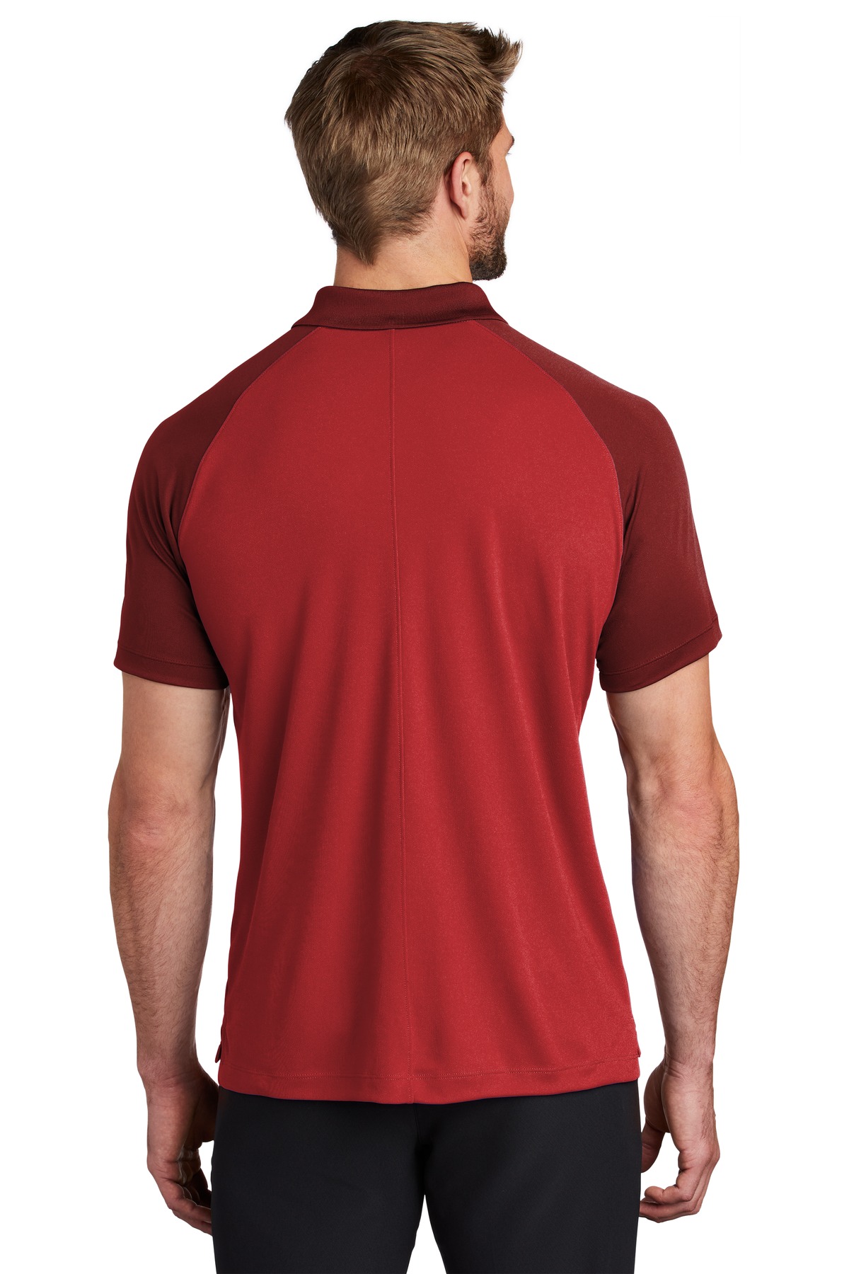 NKBV6047 Nike Dry Raglan Polo - Back Image