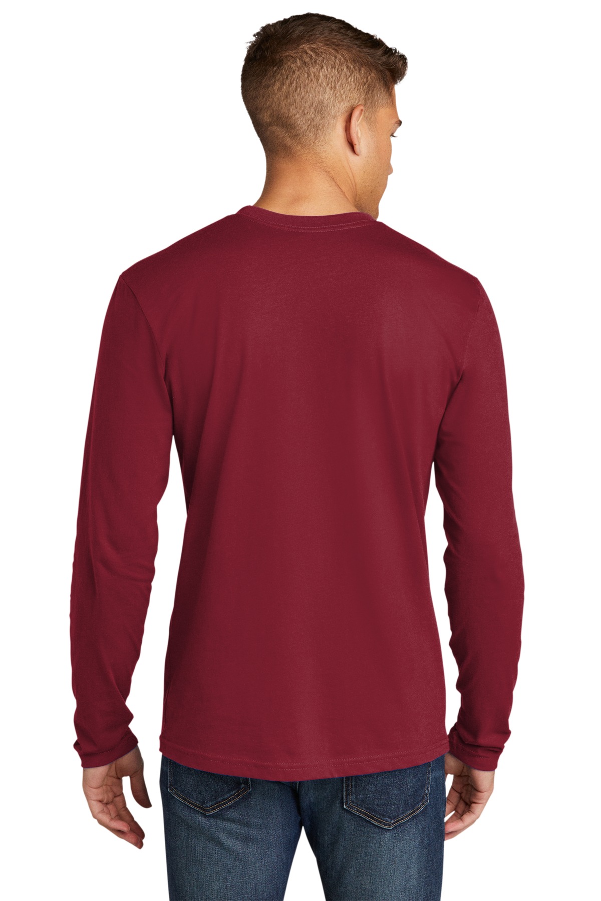 NL3601 Next Level Cotton Long Sleeve Tee. - Back Image