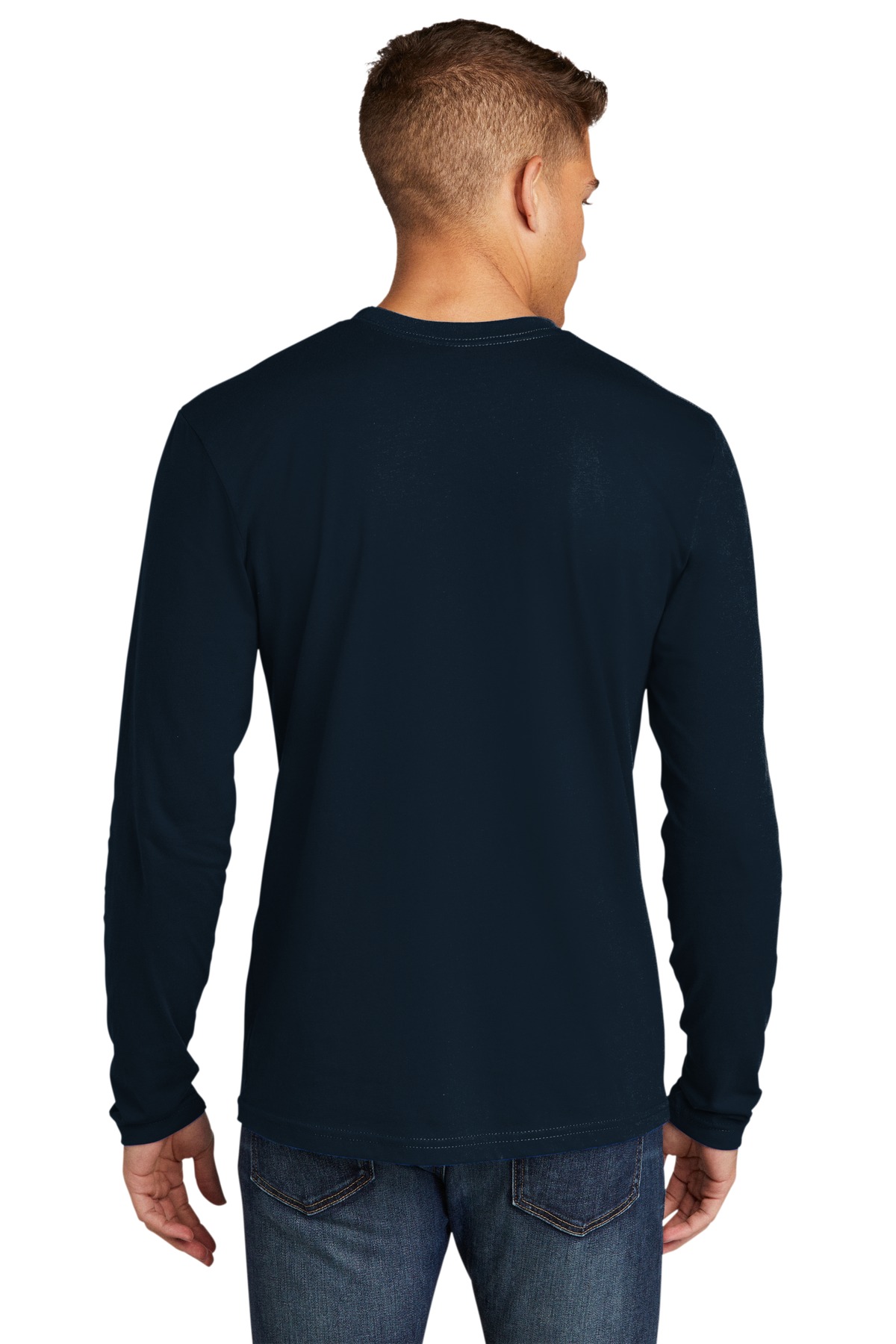 NL3601 Next Level Cotton Long Sleeve Tee NL3601 Next Level Cotton Long Sleeve Tee - Back Image