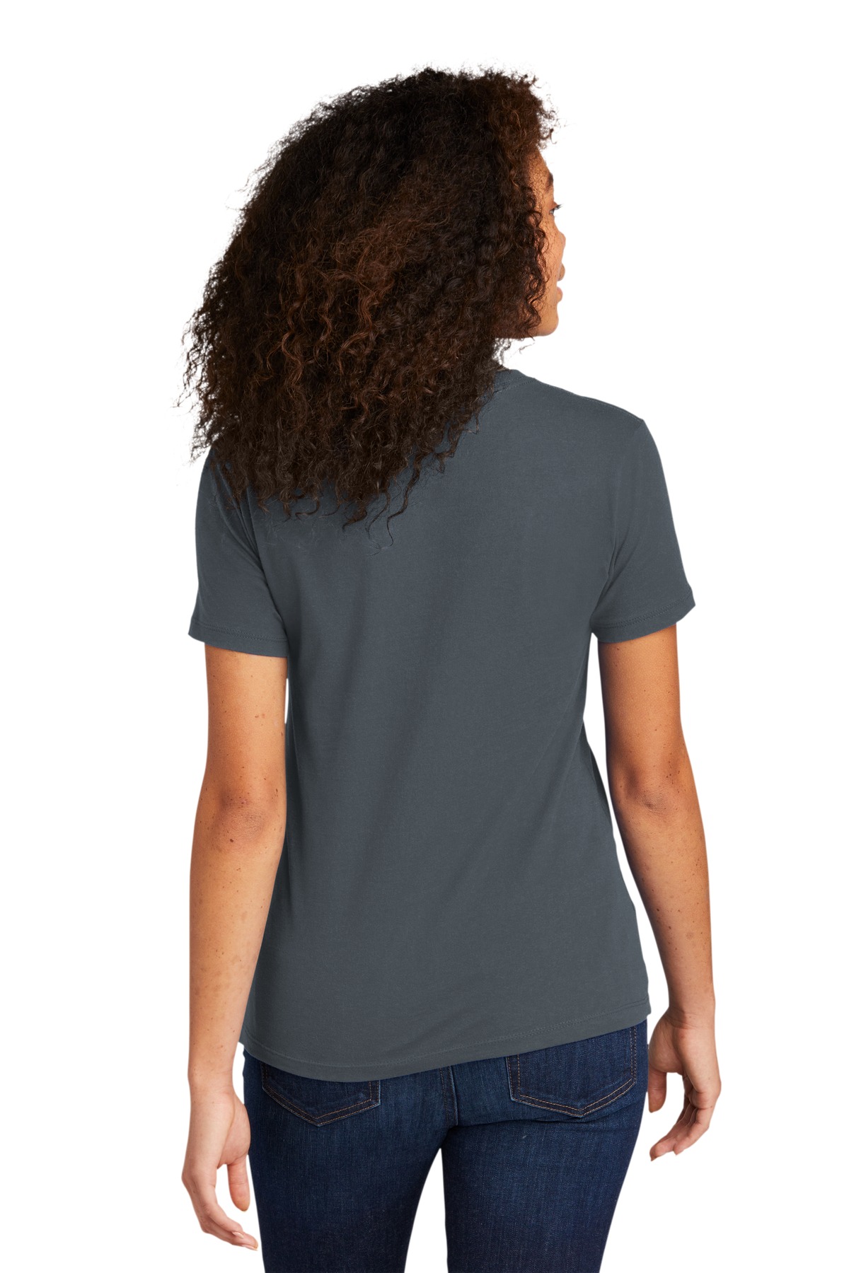 NL3900 Next Level Womens Cotton Boyfriend Tee. - Back Image