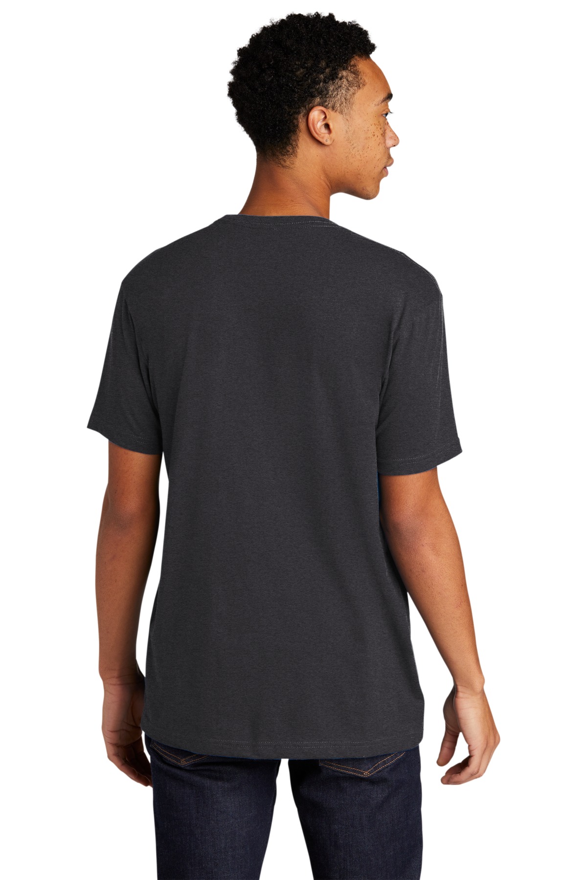 NL6410 Next Level Unisex CVC Sueded Tee - Back Image