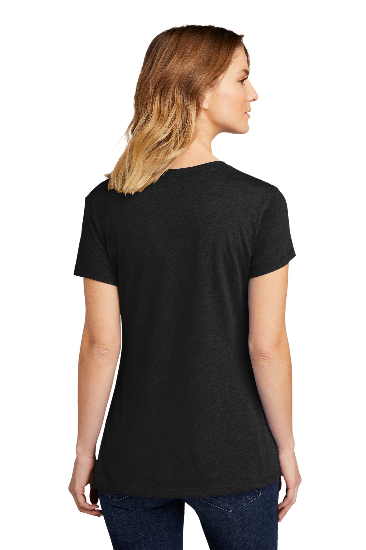 NL6610 Next Level Womens CVC Tee. - Back Image