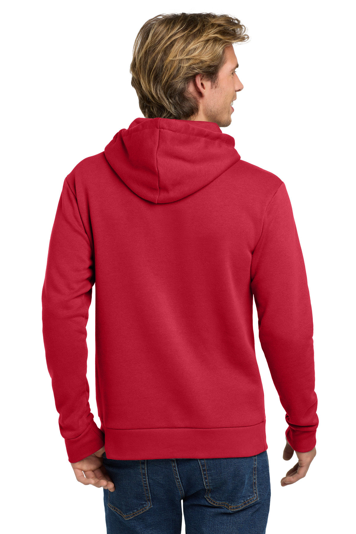 NL9303 Next Level Unisex Beach Fleece Pullover Hoodie. - Back Image